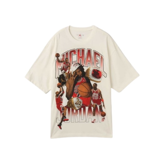 Jordan Flight Essentials Oversized T-Shirt Sail Varsity Red - Asia