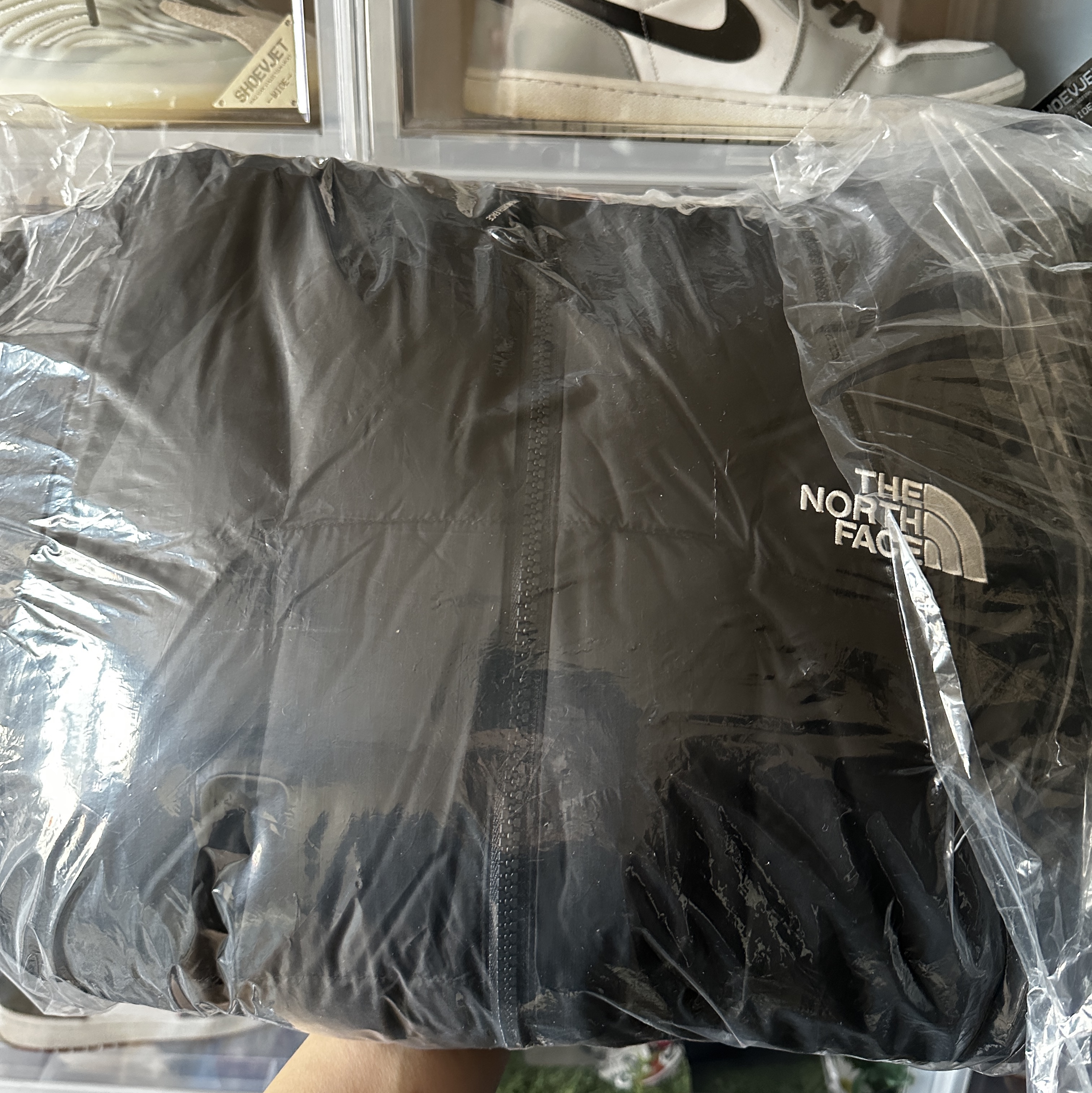 The North Face White Label Wave LT On Ball Jacket Black 착용 스타일