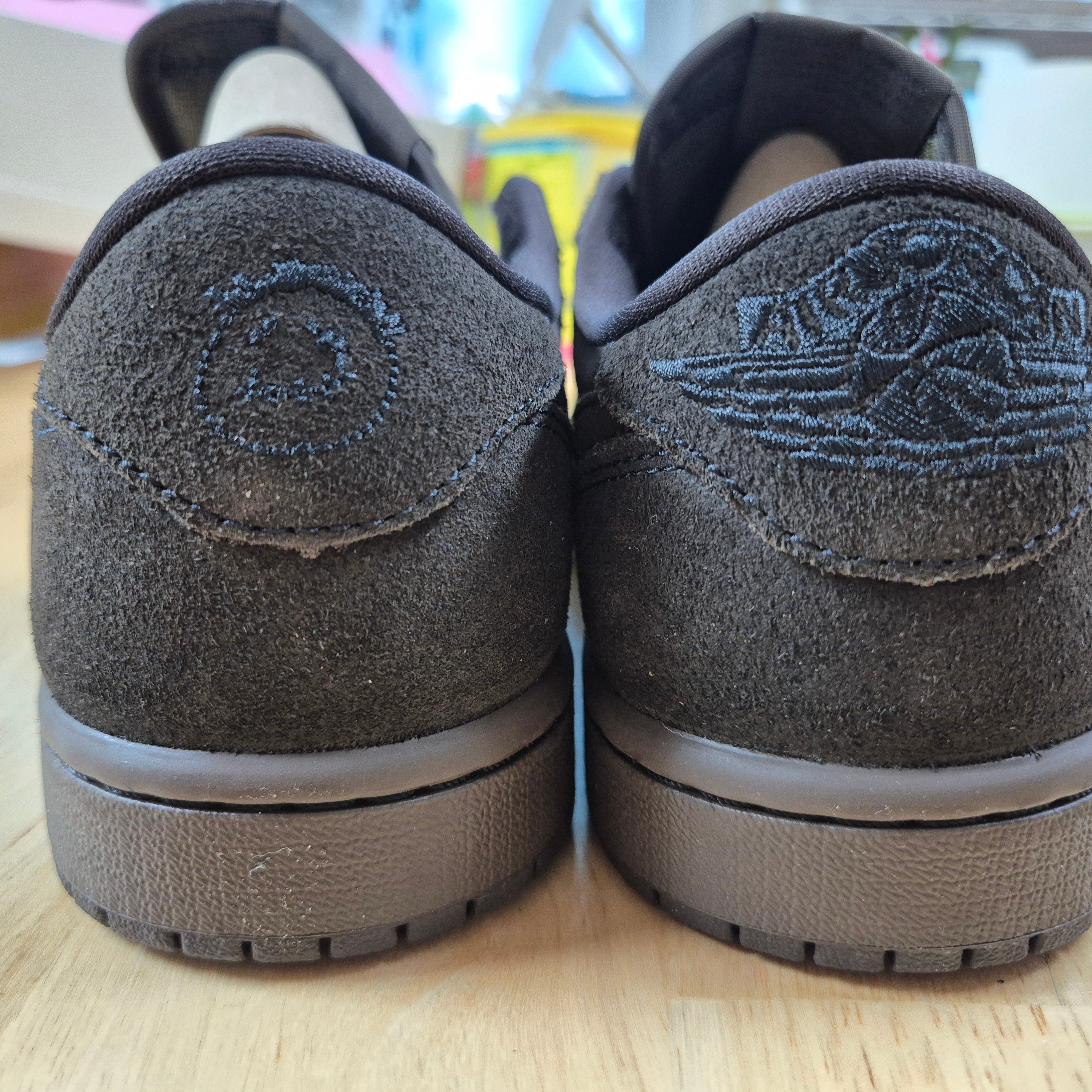 Jordan 1 x Travis Scott Retro Low OG SP Velvet Brown and Dark Mocha 착용 스타일 - 8