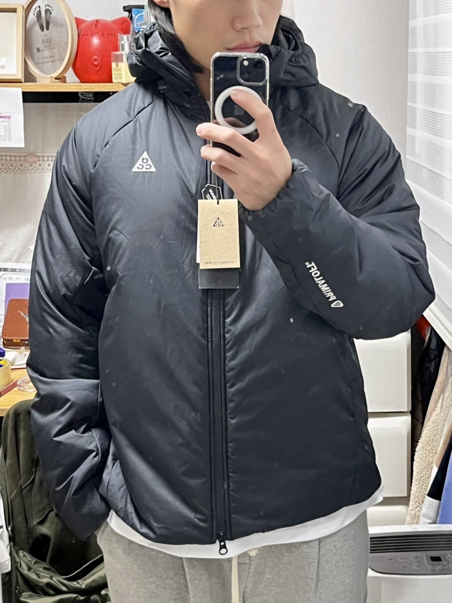 Nike ACG Rope De Dope Primaloft Therma-Fit Jacket Black Summit White - Asia 착용 스타일 - 3