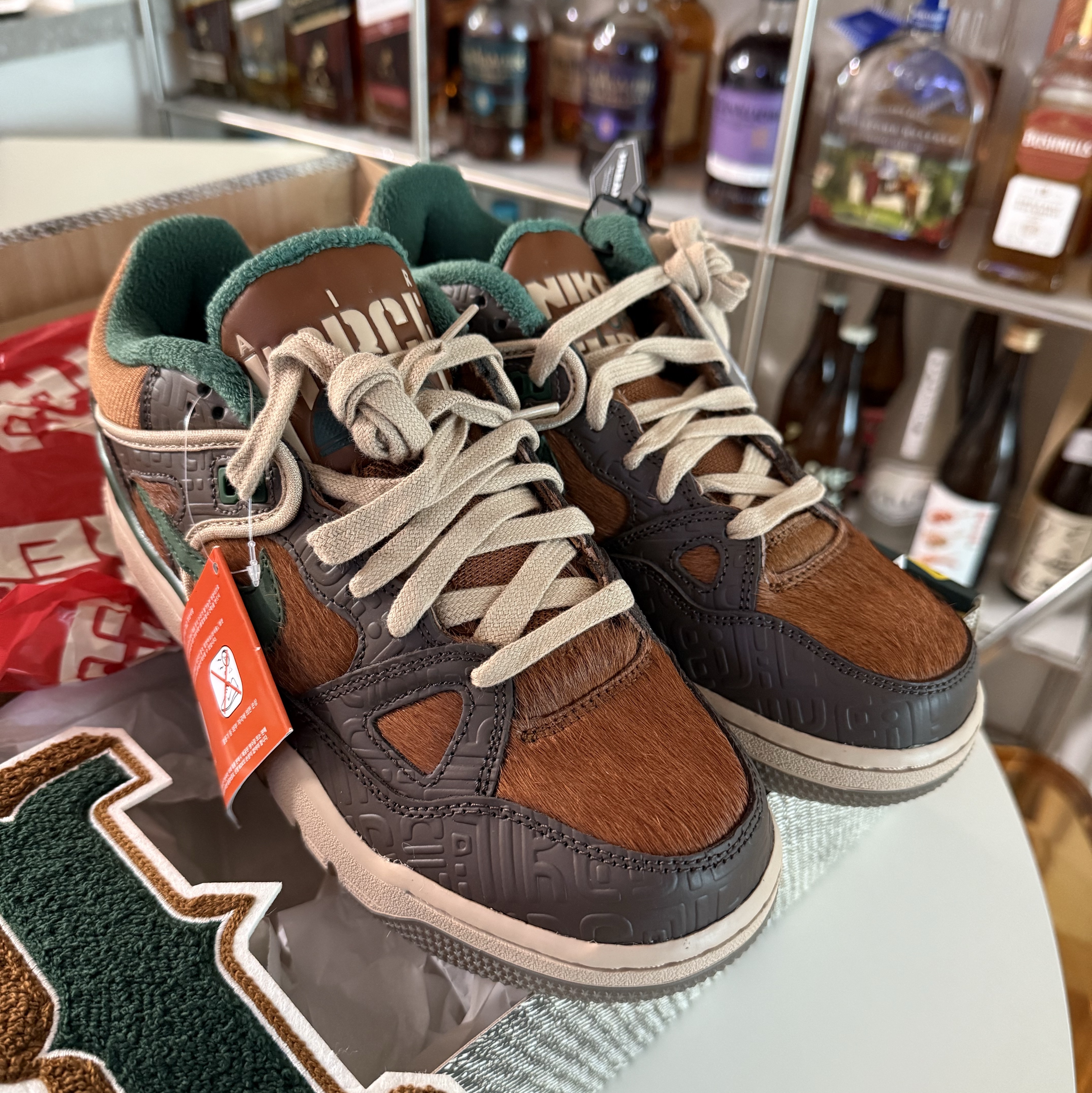 Nike x Nigo Air Force 3 Low SP Baroque Brown and Pecan 착용 스타일