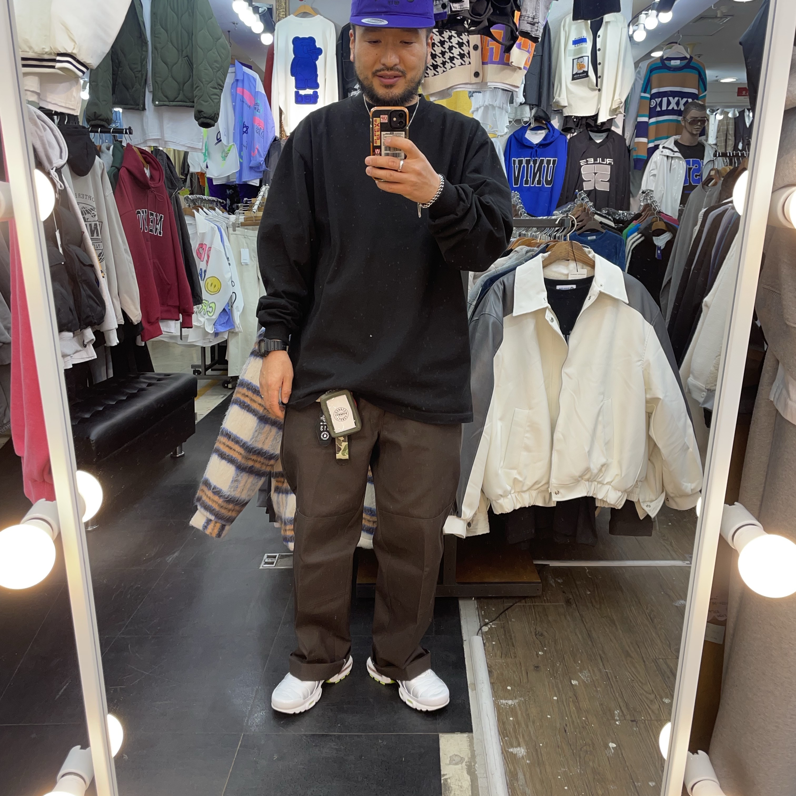 Nike Air Max Plus White 착용 스타일