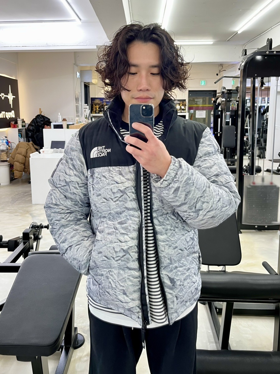 The North Face White Label Novelty Nuptse Down Jacket P White, Undermycar Mu.03 Anti Fxxking Logo Play Oversized Sweat Jogger Black 착용 스타일 - 2
