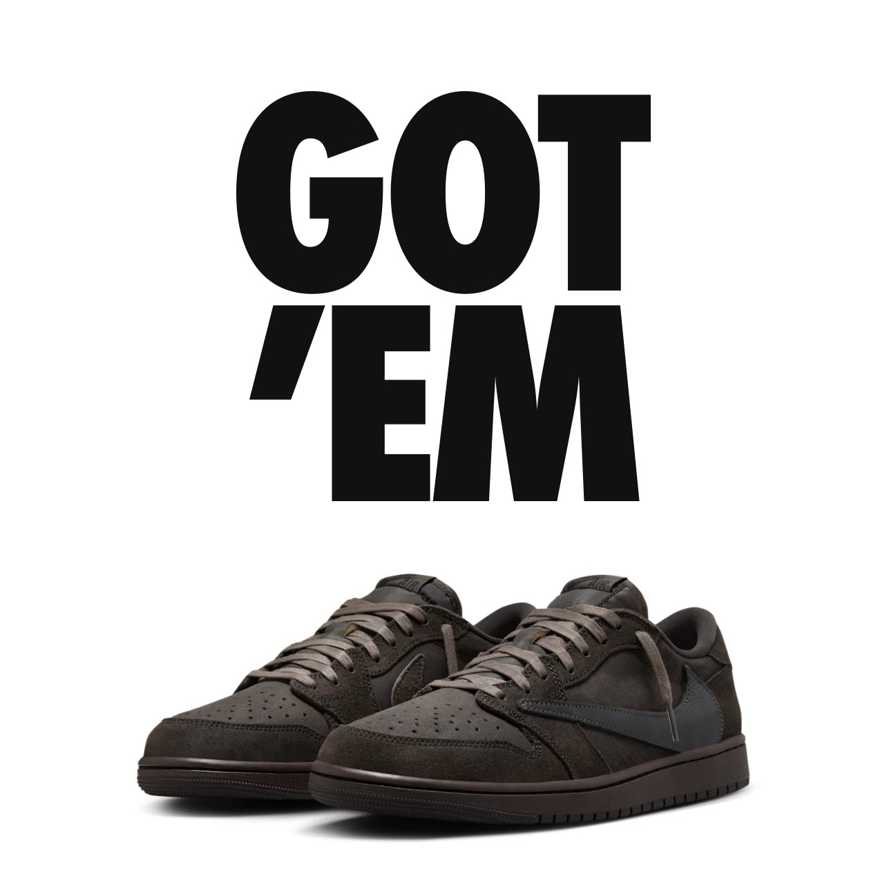 Jordan 1 x Travis Scott Retro Low OG SP Velvet Brown and Dark Mocha 착용 스타일