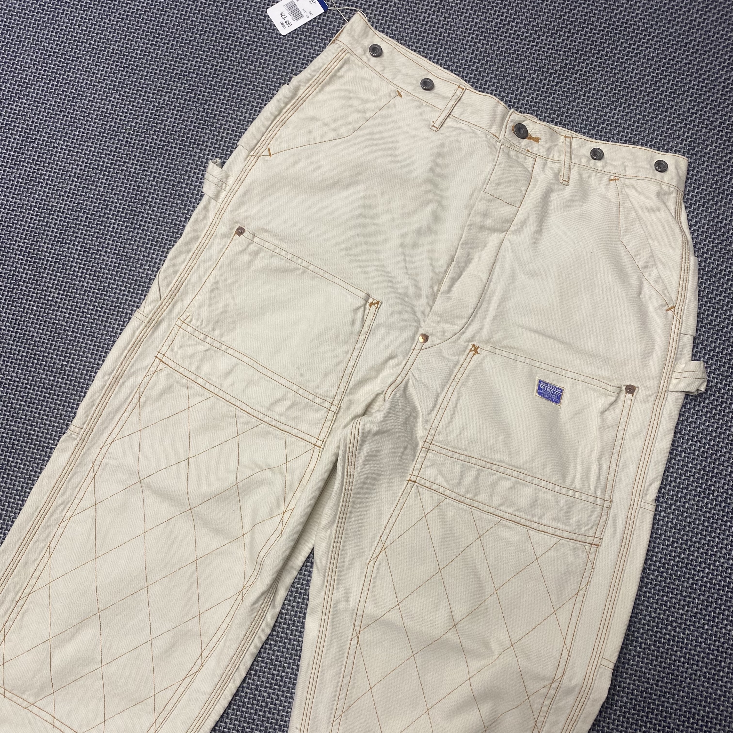 Kapital Thin Canvas Lumbar Pants Kinari 착용 스타일