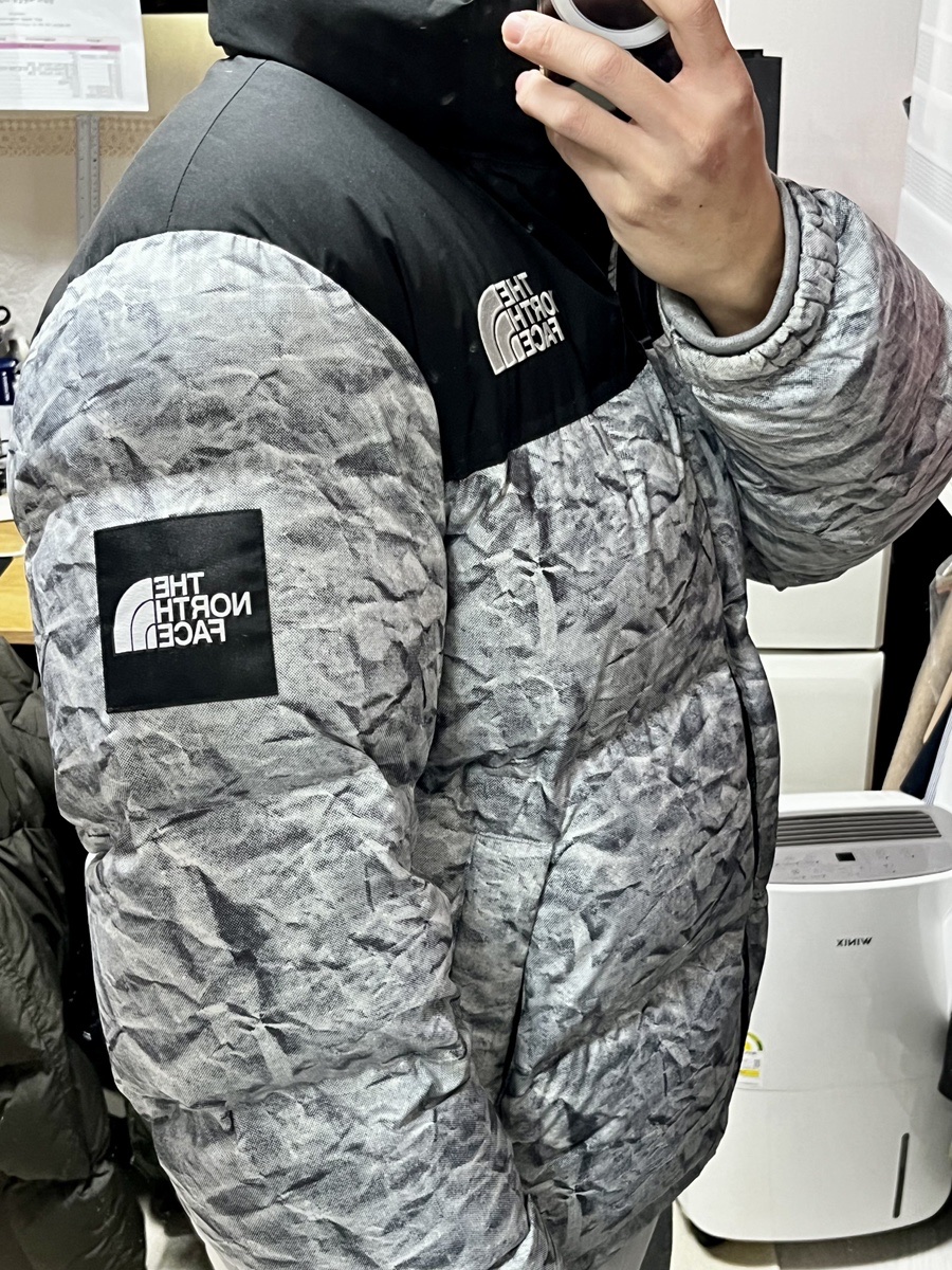 The North Face White Label Novelty Nuptse Down Jacket P White, Undermycar Mu.03 Anti Fxxking Logo Play Oversized Sweat Jogger Black 착용 스타일 - 3