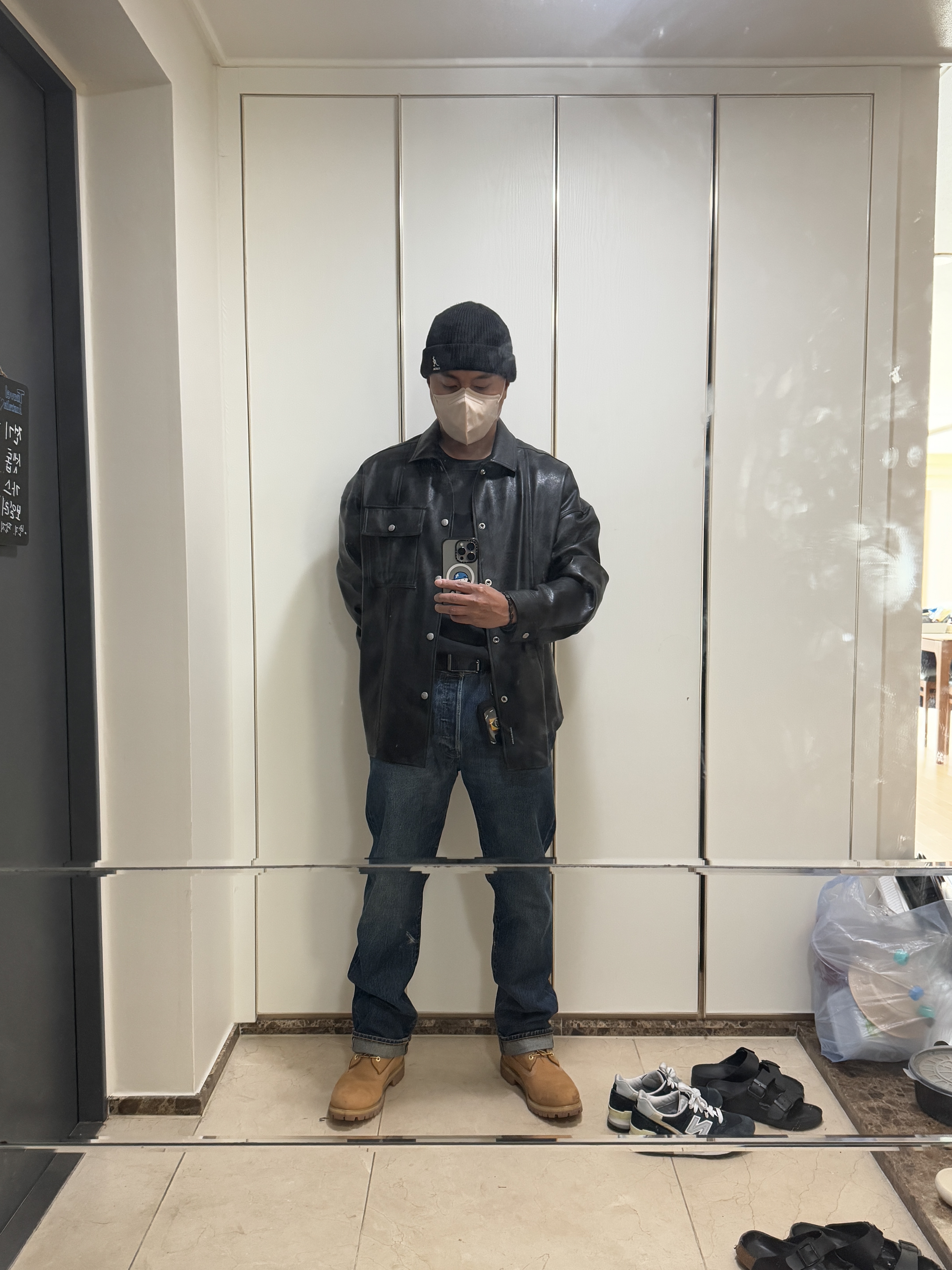 Timberland Premium 6 inch Waterproof Boot Wheat Nubuck - Wide 착용 스타일 - 2