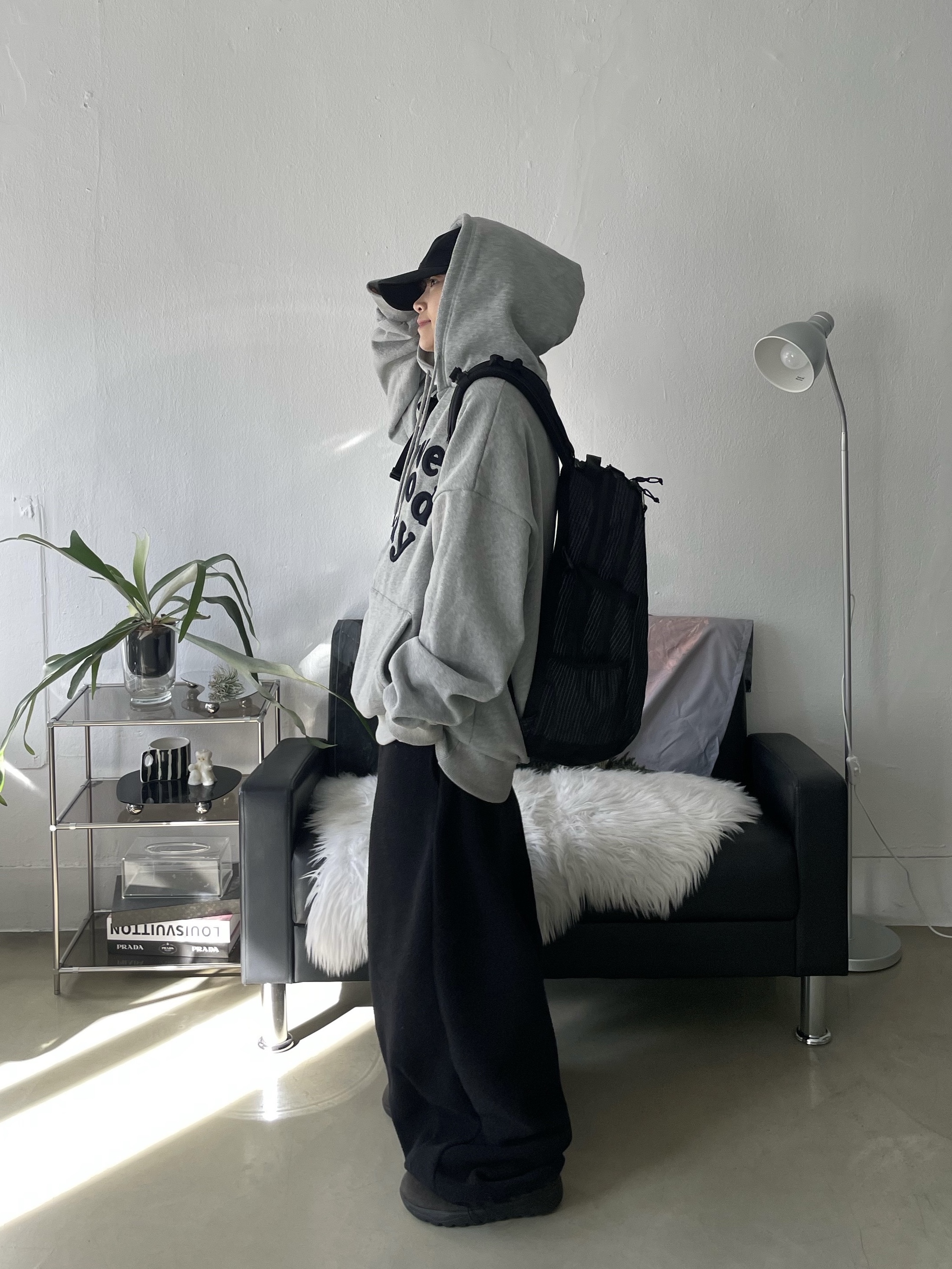 Supreme Backpack Black - 24SS, Carhartt Canvas Cap Navy 착용 스타일 - 2