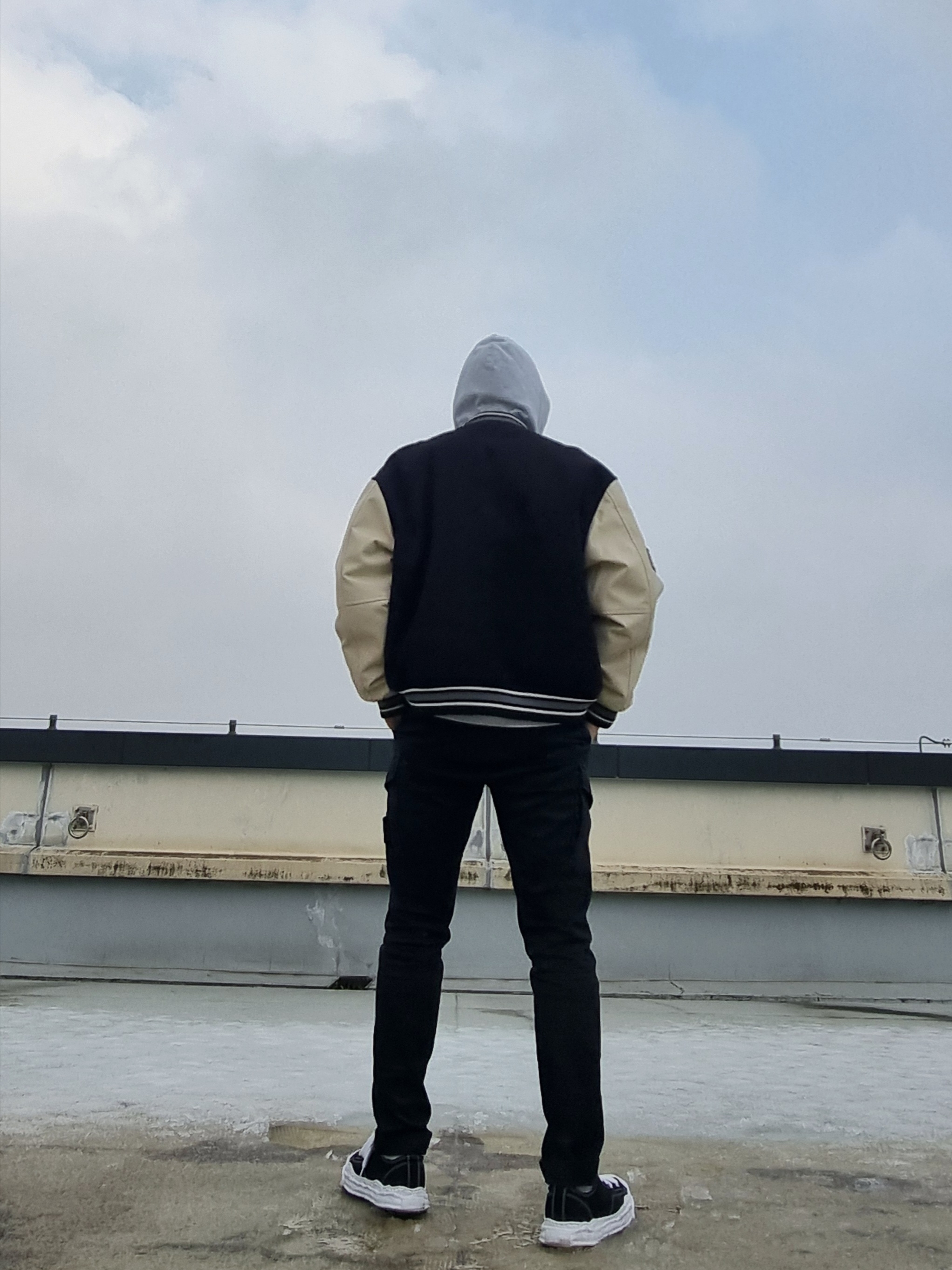 Maison Mihara Yasuhiro Hank OG Sole Canvas Low-top Sneakers Black, Stussy Basic Stussy Hoodie Ash Heather 2021 착용 스타일 - 4