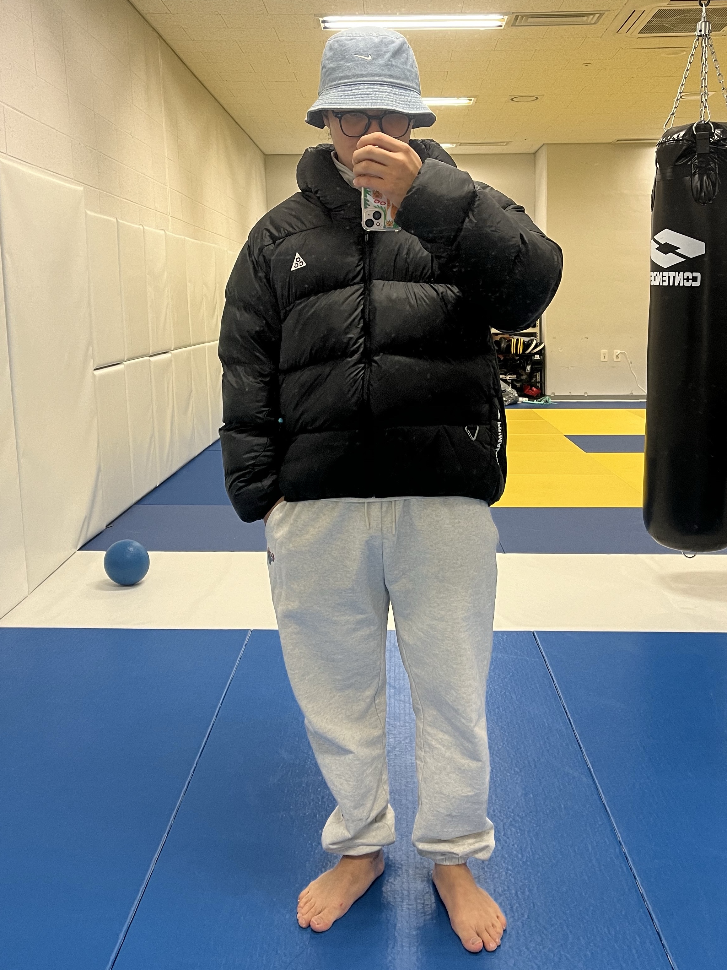 Nike ACG Therma-Fit ADV Lunar Lake Puffer Jacket Black - Asia 착용 스타일 - 2