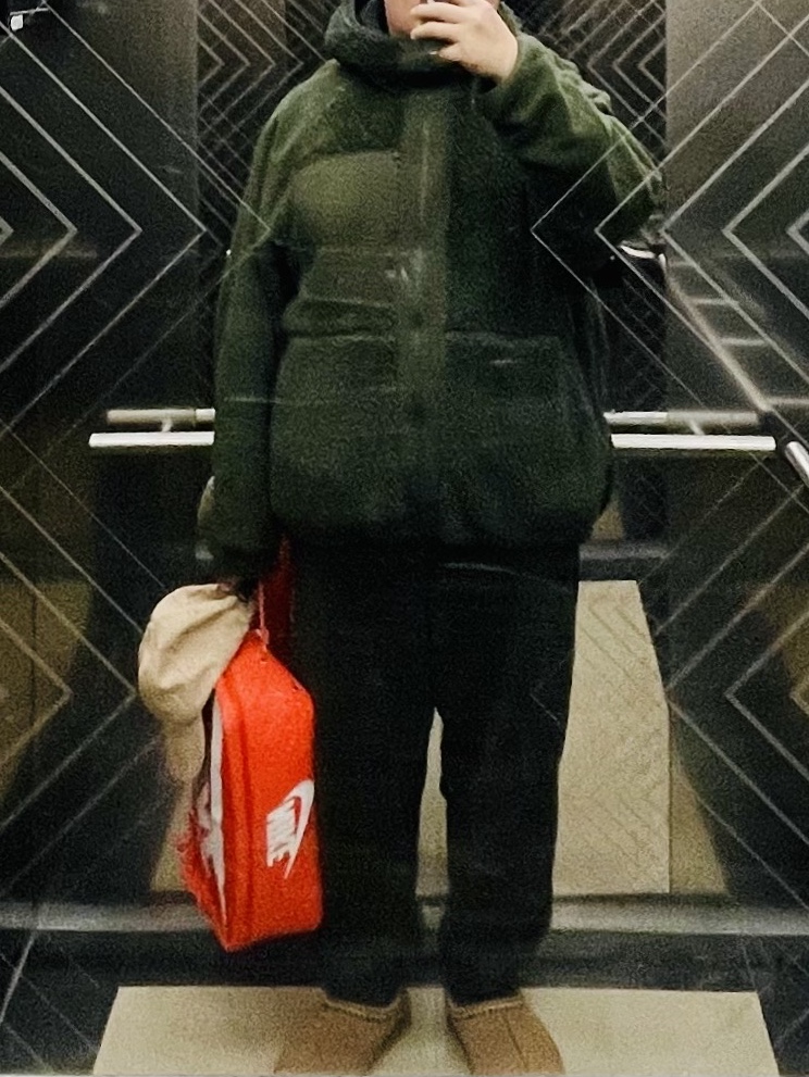 Nike x Billie Eilish NRG Fleece Pants Sequoia - Asia, UGG Tasman Slipper Chestnut 착용 스타일