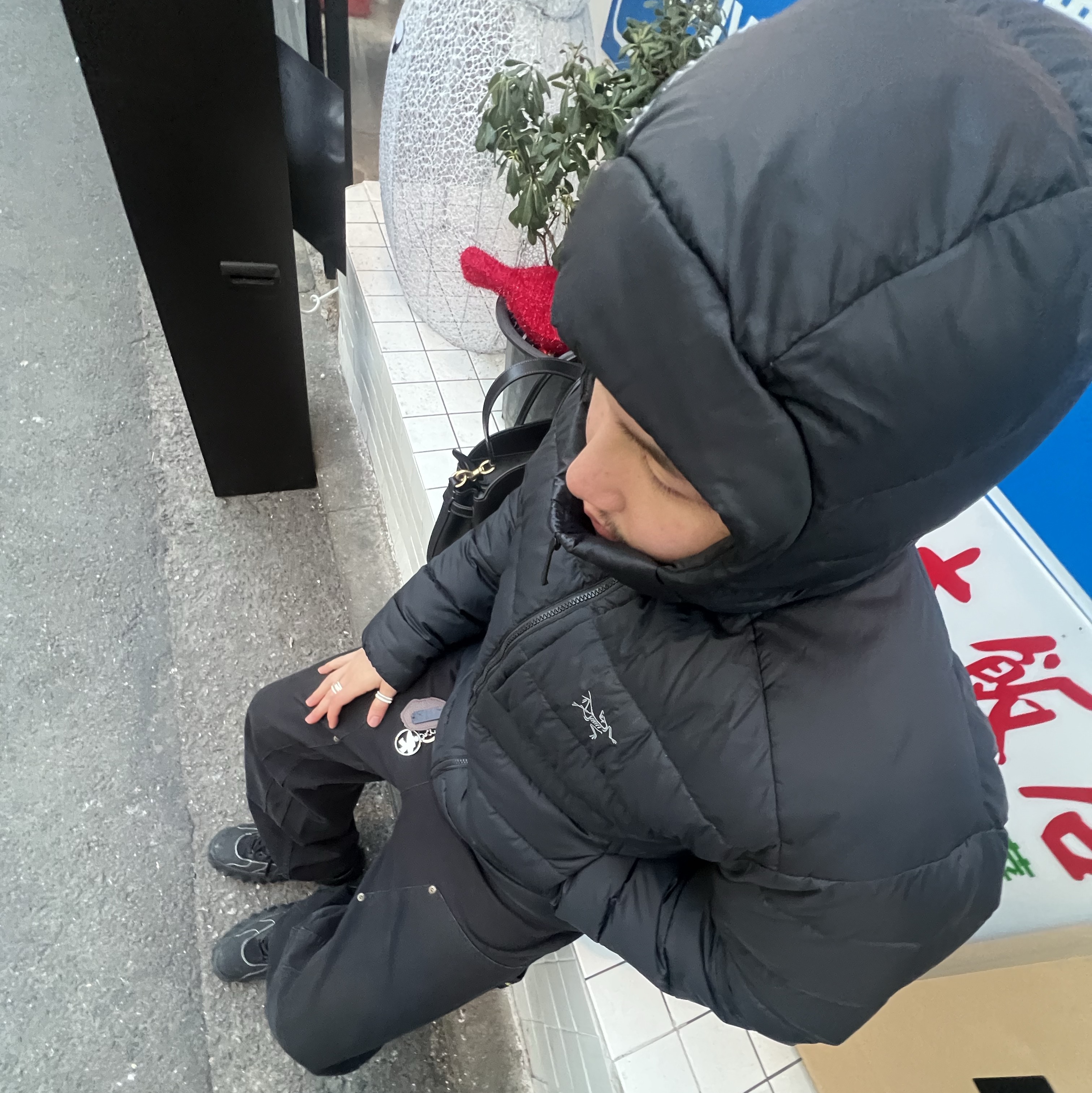 Arc'teryx Thorium Hoody Black, Supreme Double Knee Painter Pant Black - 24FW 착용 스타일