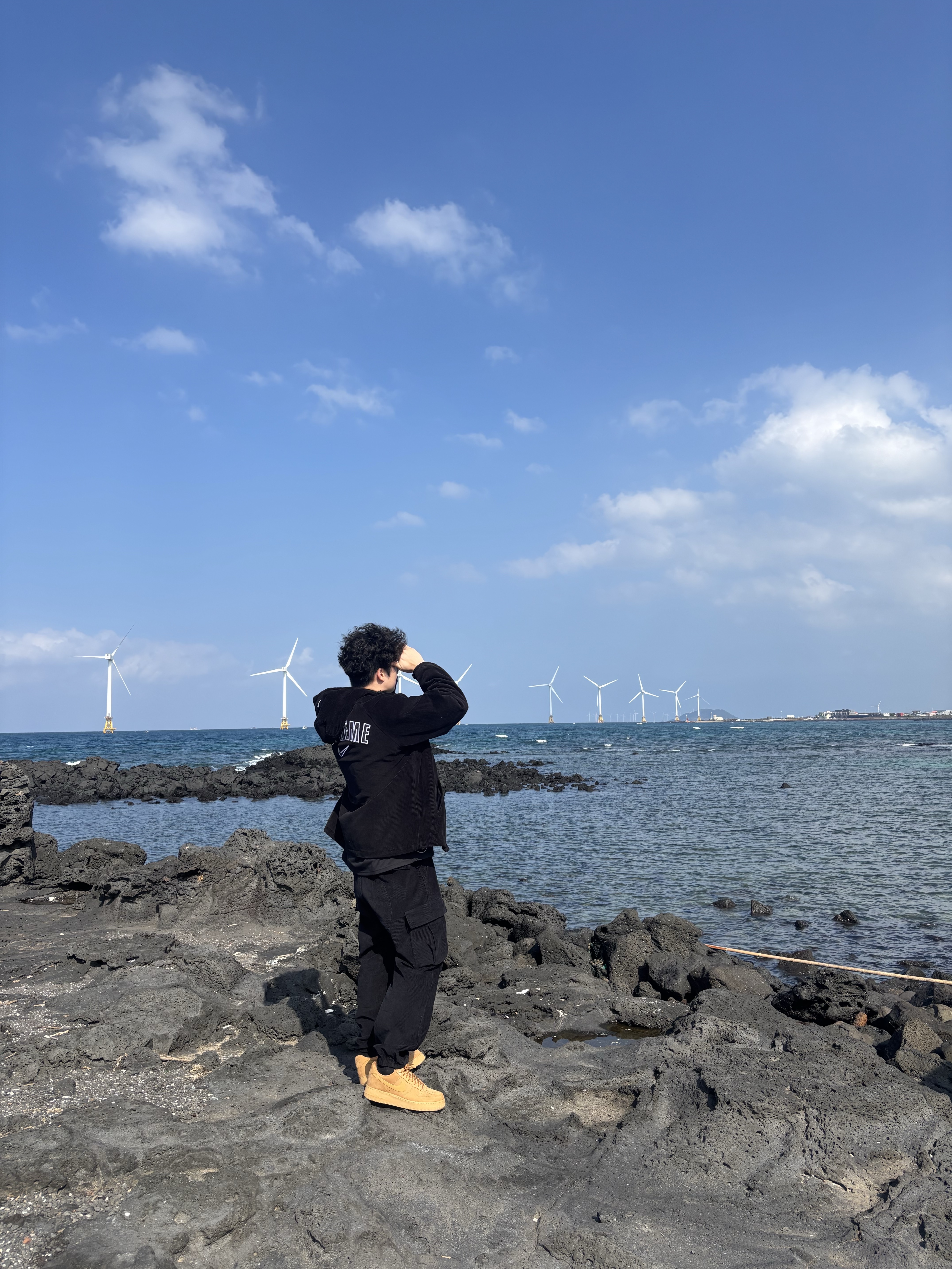 Supreme x Nike Arc Corduroy Hooded Jacket Black - 22SS, Supreme x Nike Arc Corduroy Cargo Pants Black - 22SS 착용 스타일
