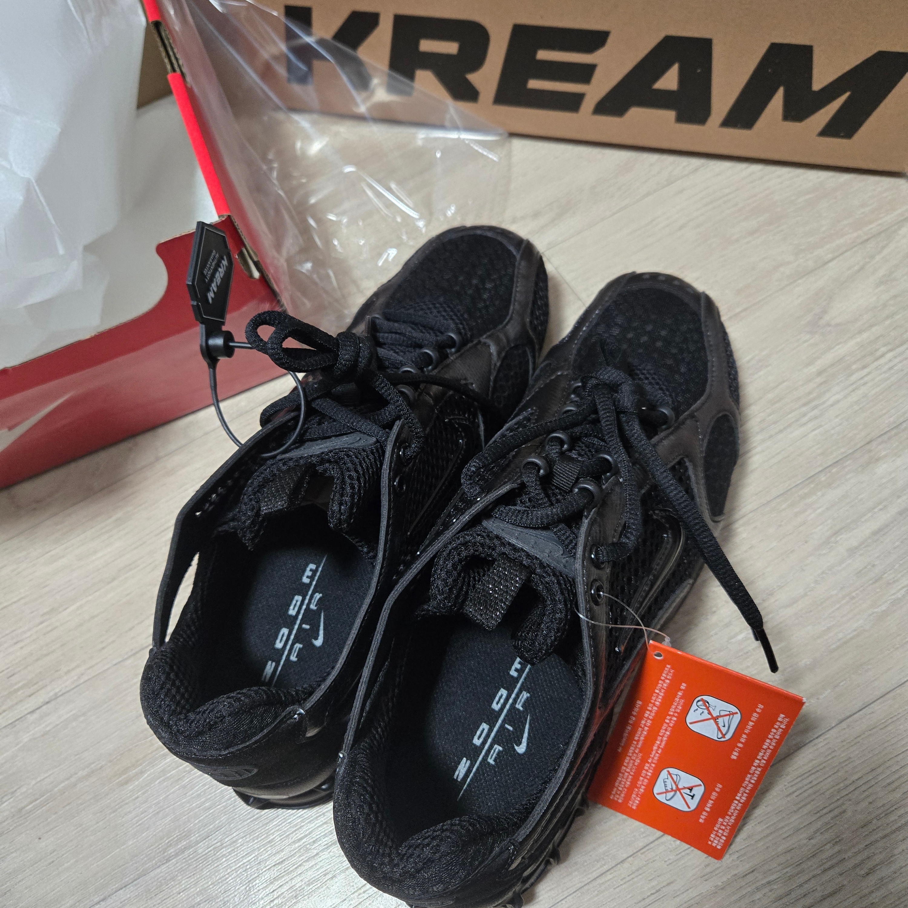 Nike Air Zoom Spiridon Cage 2 Black Anthracite 착용 스타일