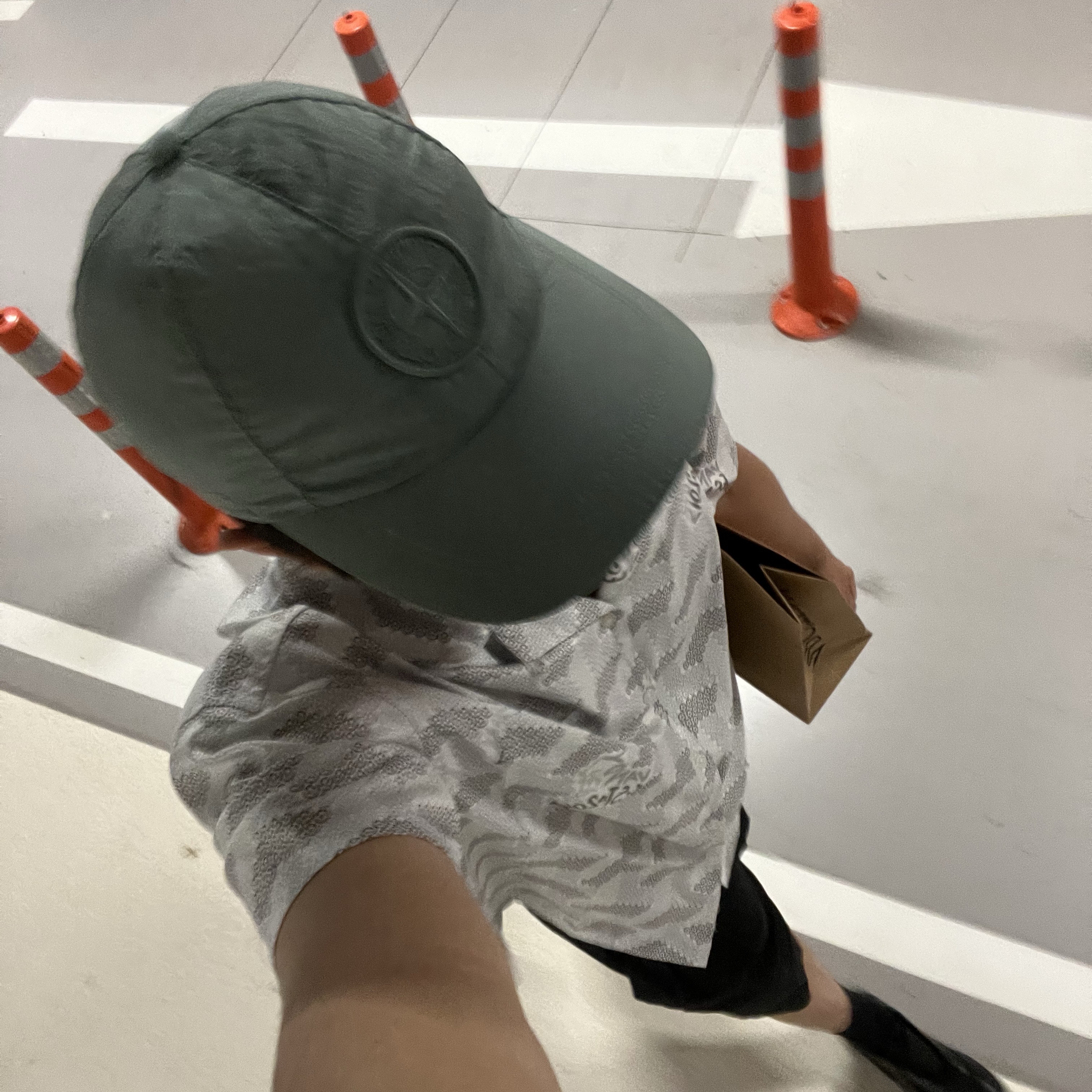 Stone Island 99576 Nylon Metal 6-Panel Cap Olive - 22FW 착용 스타일