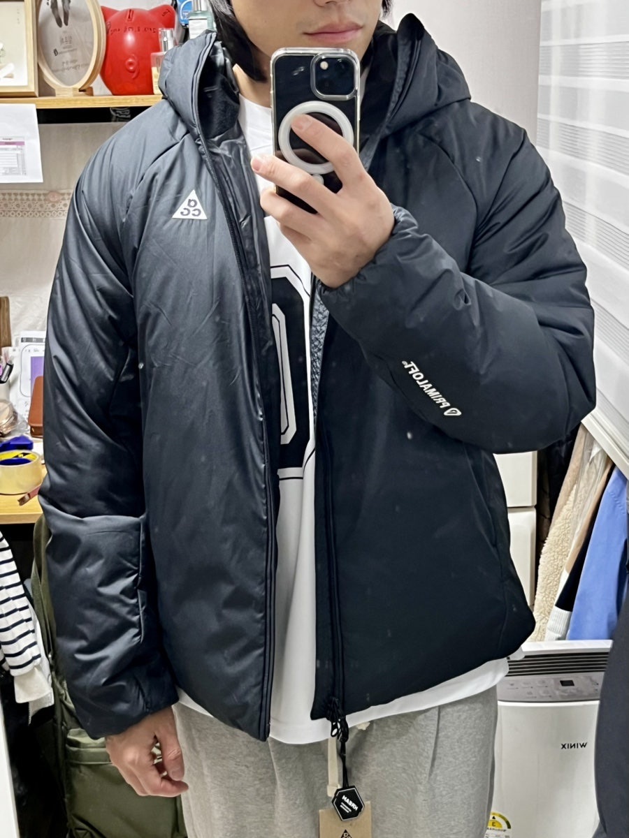 Nike ACG Rope De Dope Primaloft Therma-Fit Jacket Black Summit White - Asia 착용 스타일 - 5