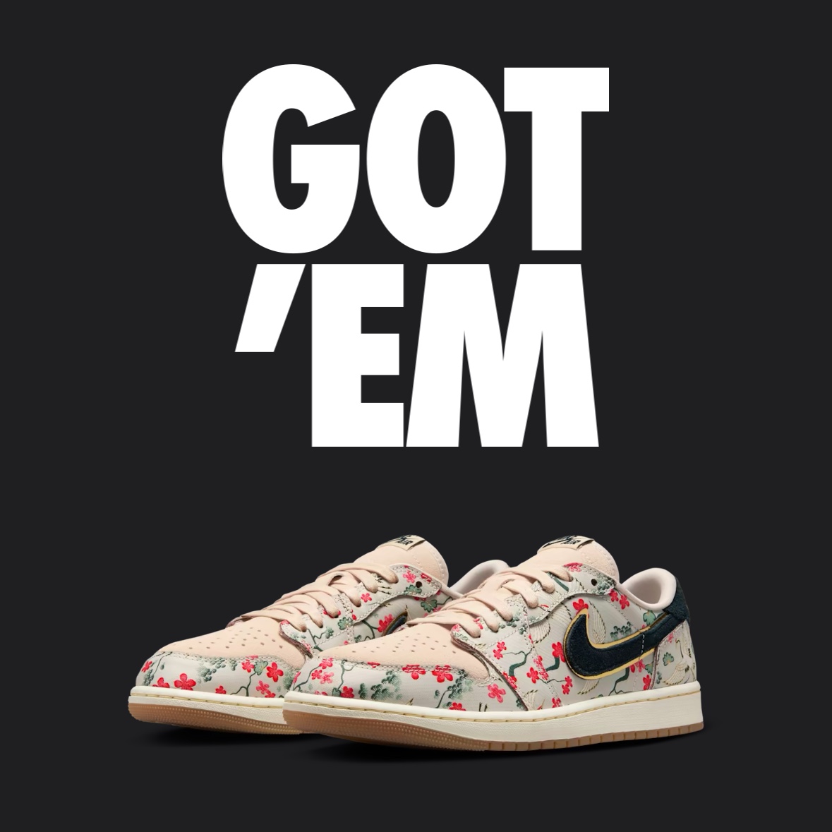 Jordan 1 Retro Low OG Rui Cranes 착용 스타일