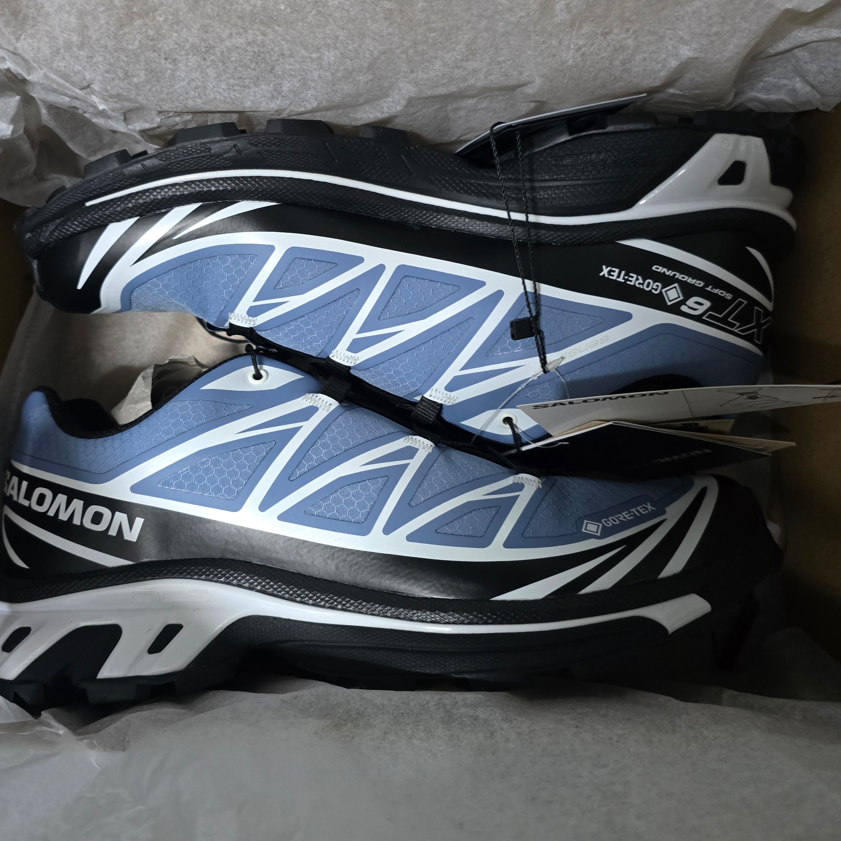 Salomon XT-6 GTX Black Infinity 착용 스타일