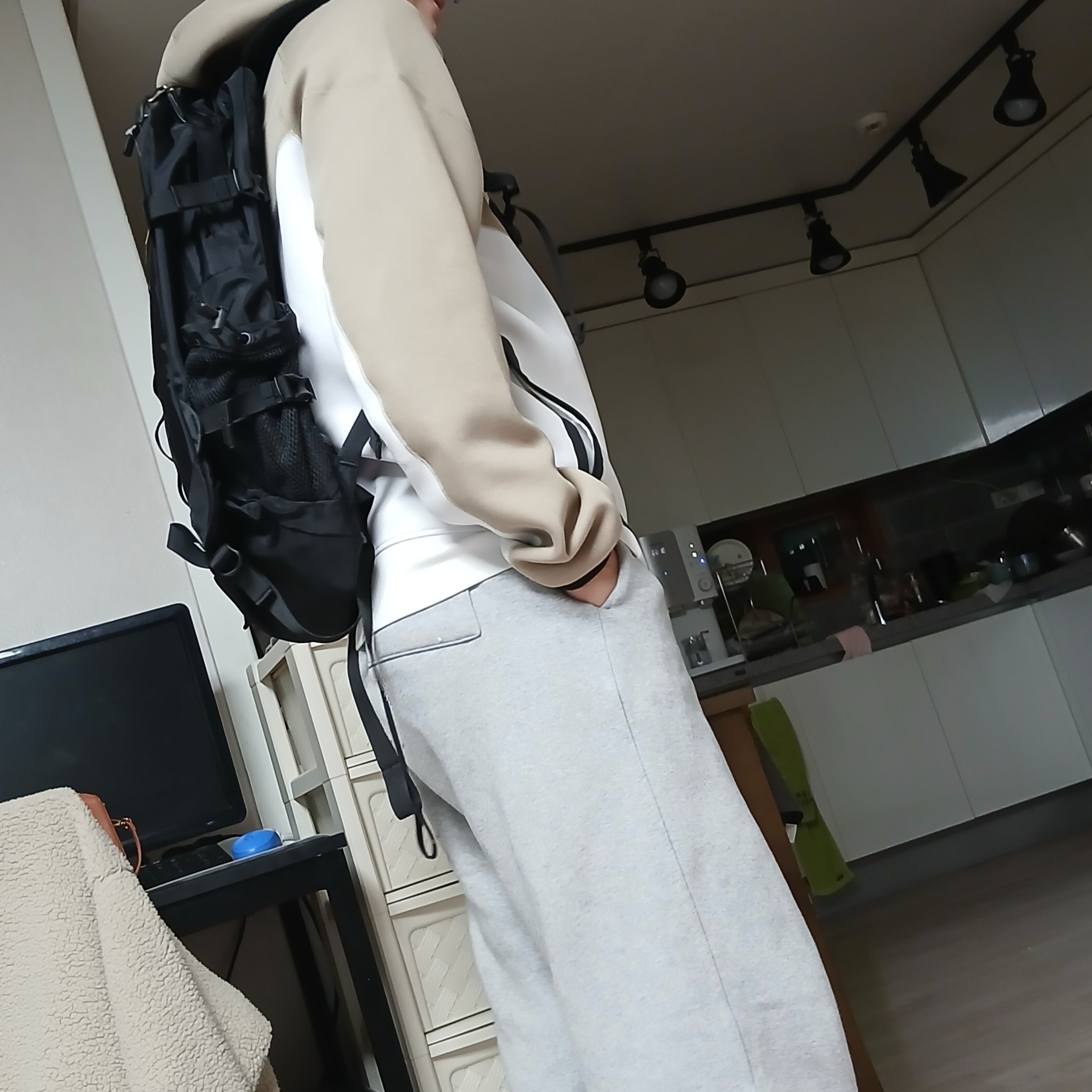 The North Face Big Shot Black 착용 스타일 - 1