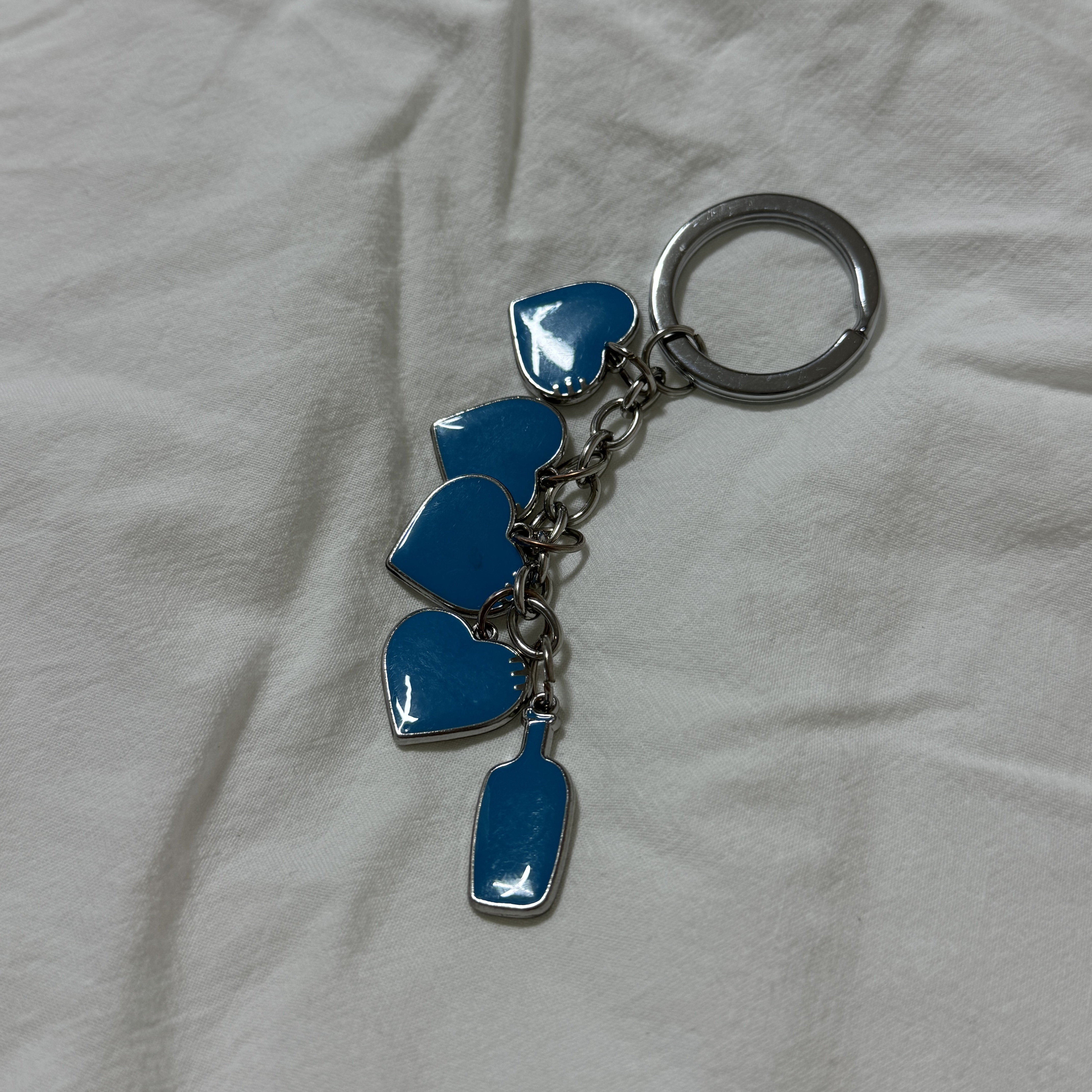 Human Made x Blue Bottle Coffee Key Charm Blue 착용 스타일 - 1