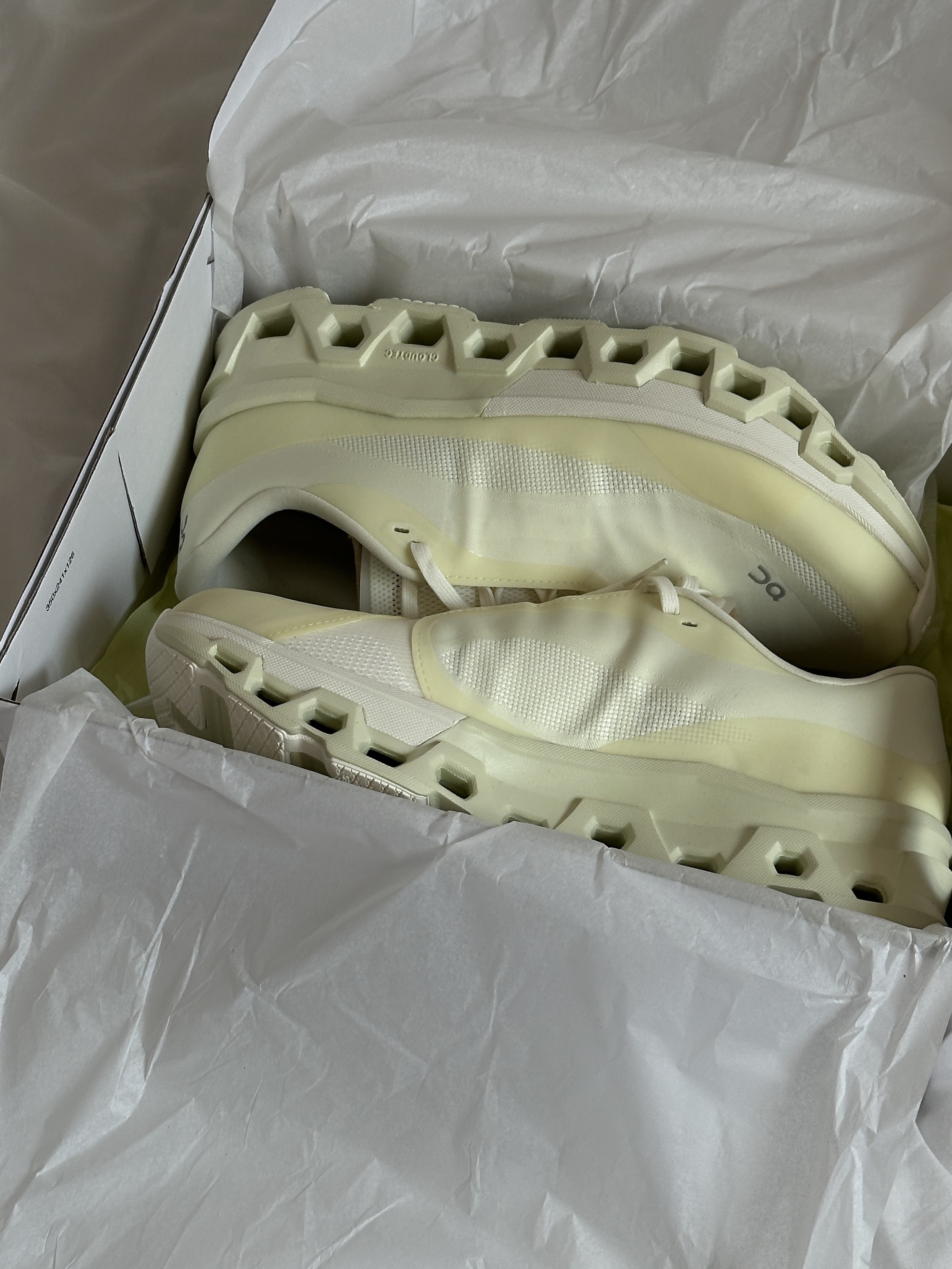 On Running x Post Archive Faction (Paf) Cloudmonster 2 Seedling White 착용 스타일 - 6