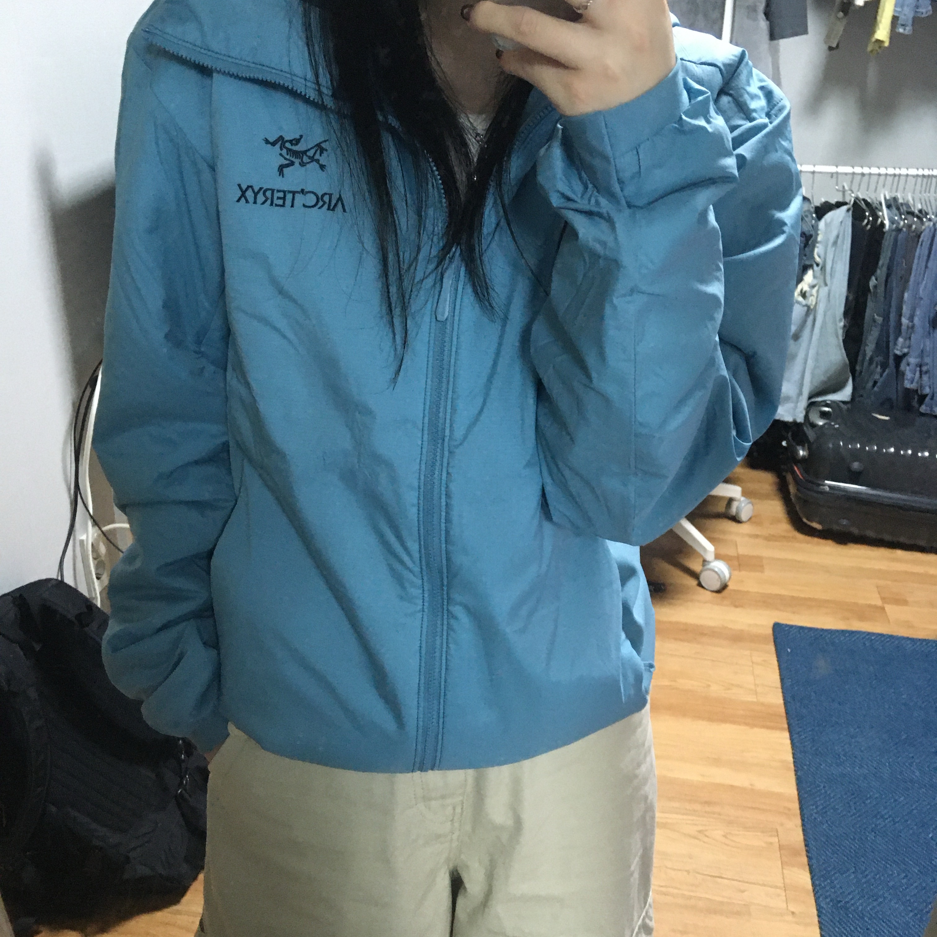 Arc'teryx Atom LT Hoody Solace 착용 스타일