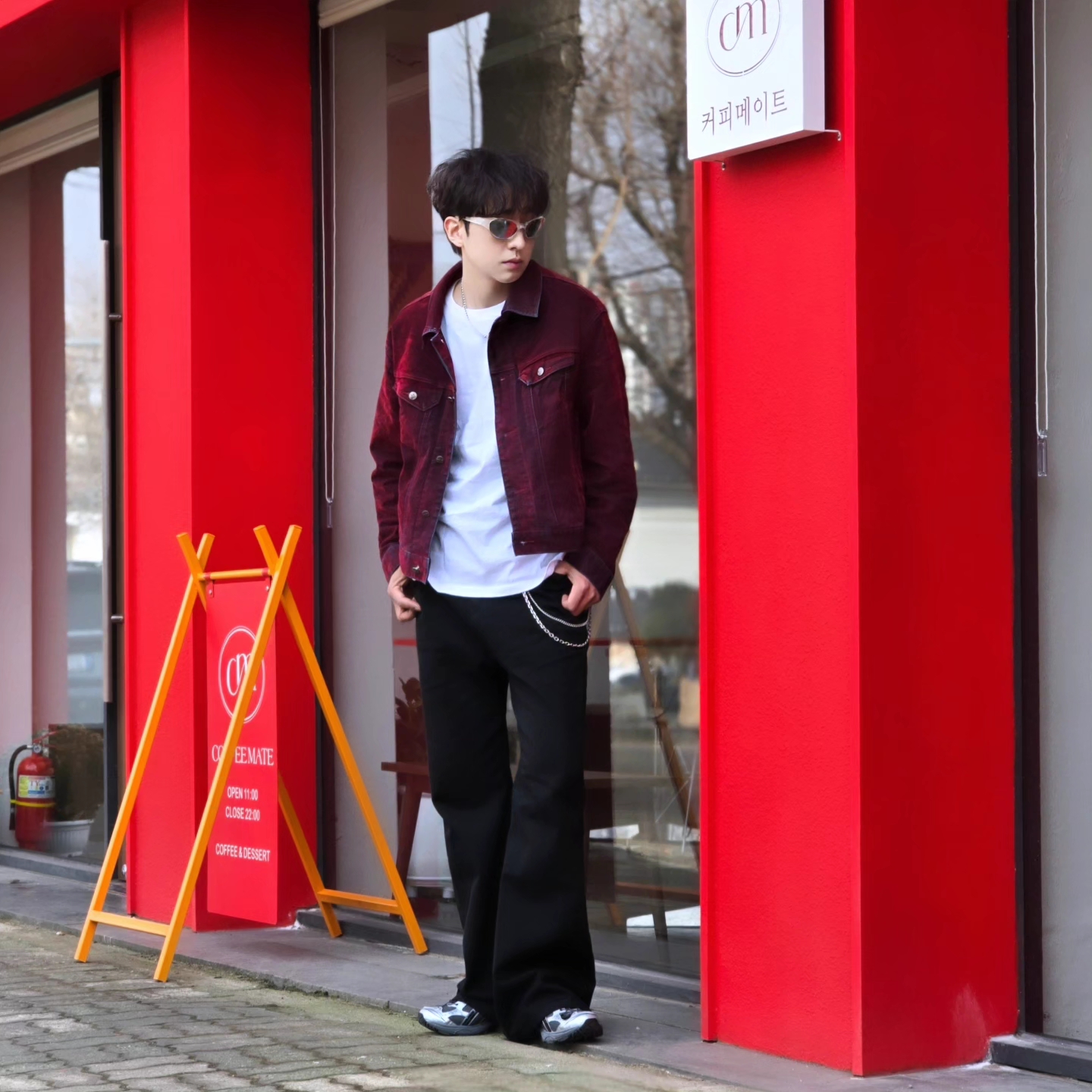 Diesel Dx1446 Red Enamel Stainless Steel Chain Necklace Silver, Asics x Unaffected Gel-Kayano 14 Silver Moon 착용 스타일 - 6