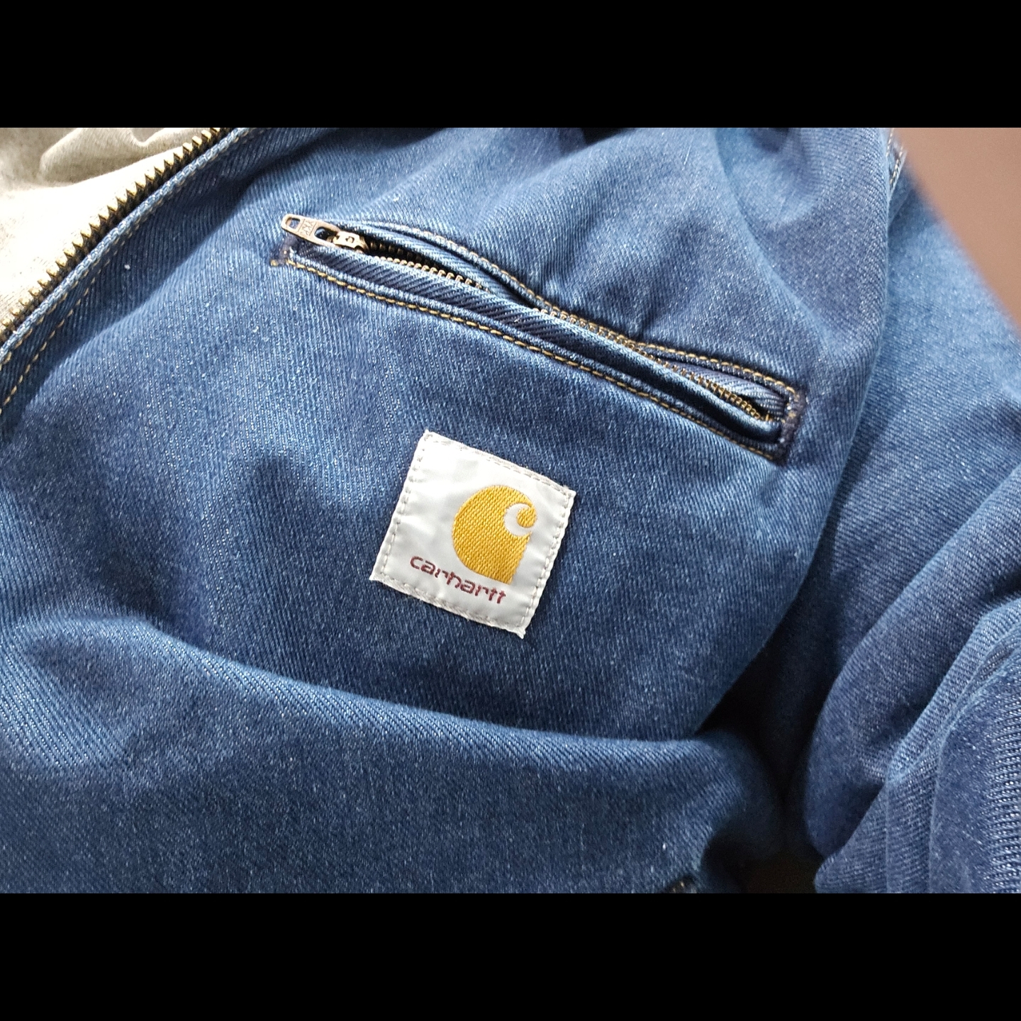 Carhartt WIP Herald Jacket Blue Wall Stone Washed 착용 스타일