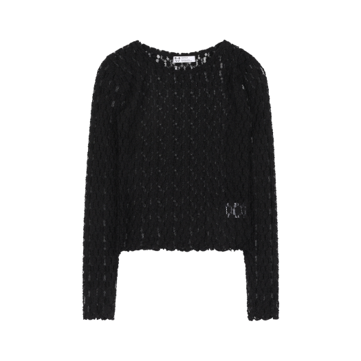 팬시클럽 3-WAY 도트 레이어드 롱슬리브 그레이 | FANCY CLUB