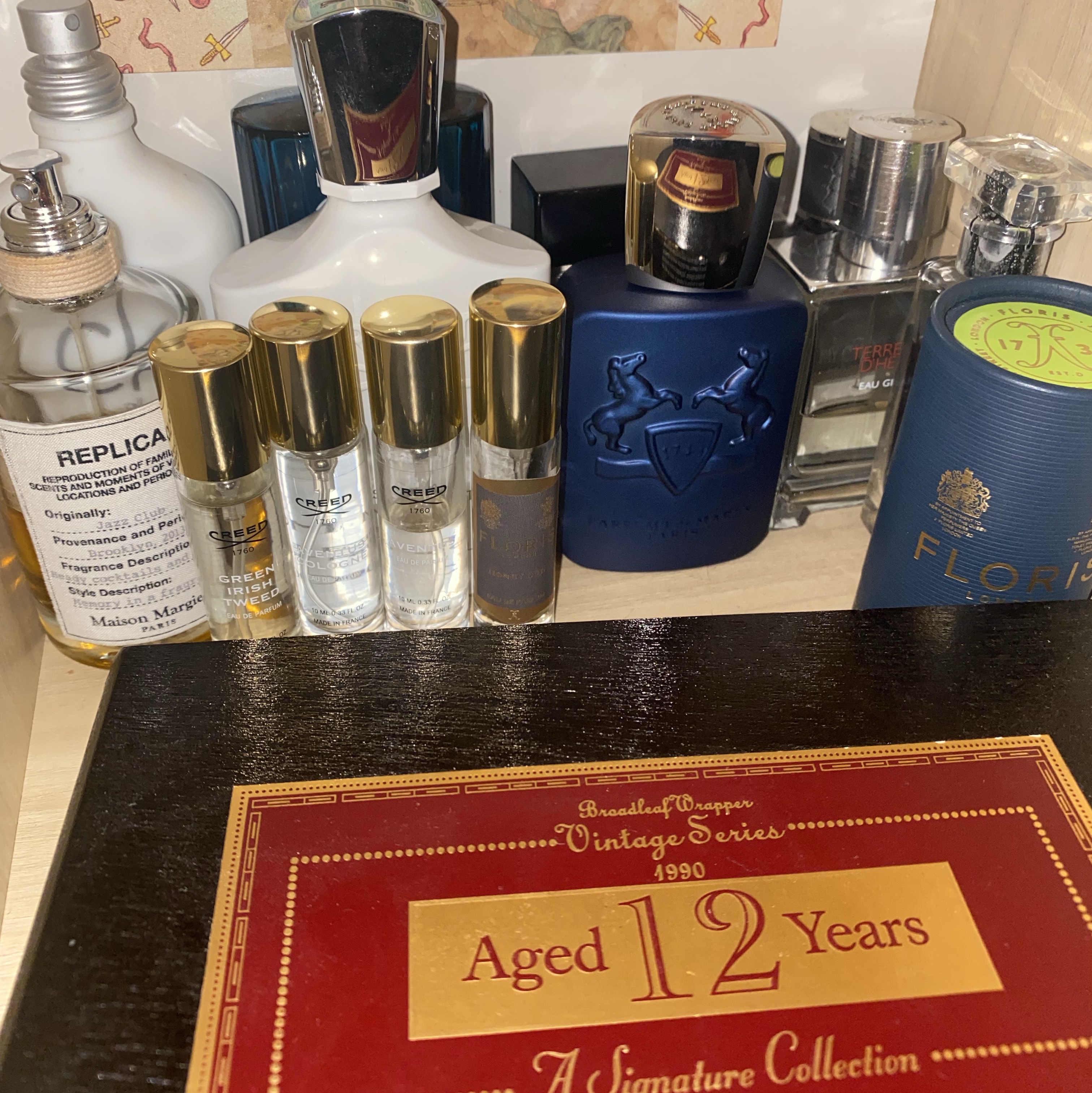 Creed Green Irish Tweed Eau De Parfum 50ml, Creed Aventus Cologne Eau De Parfum 100ml 착용 스타일