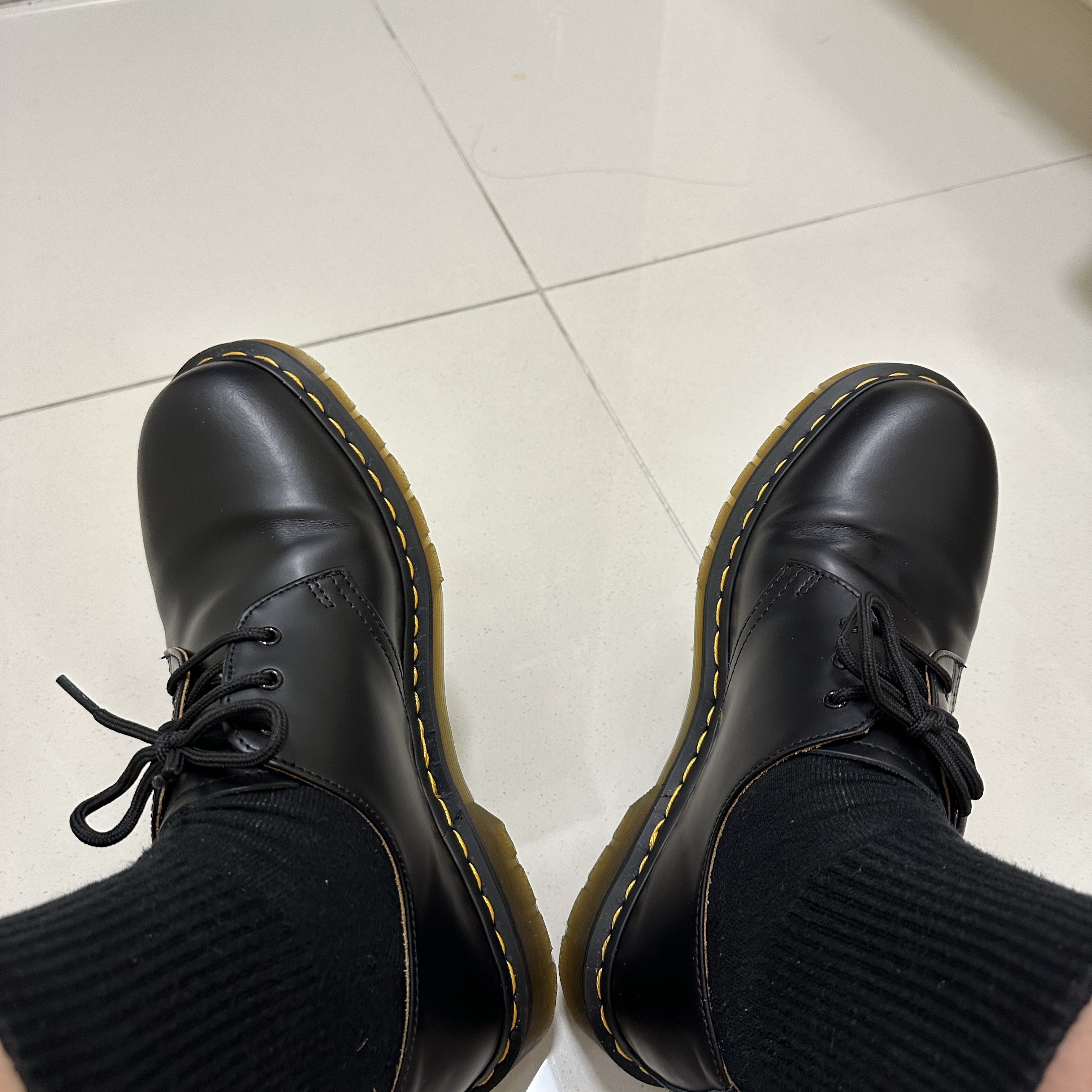 Dr. Martens 1461 Smooth Black 착용 스타일