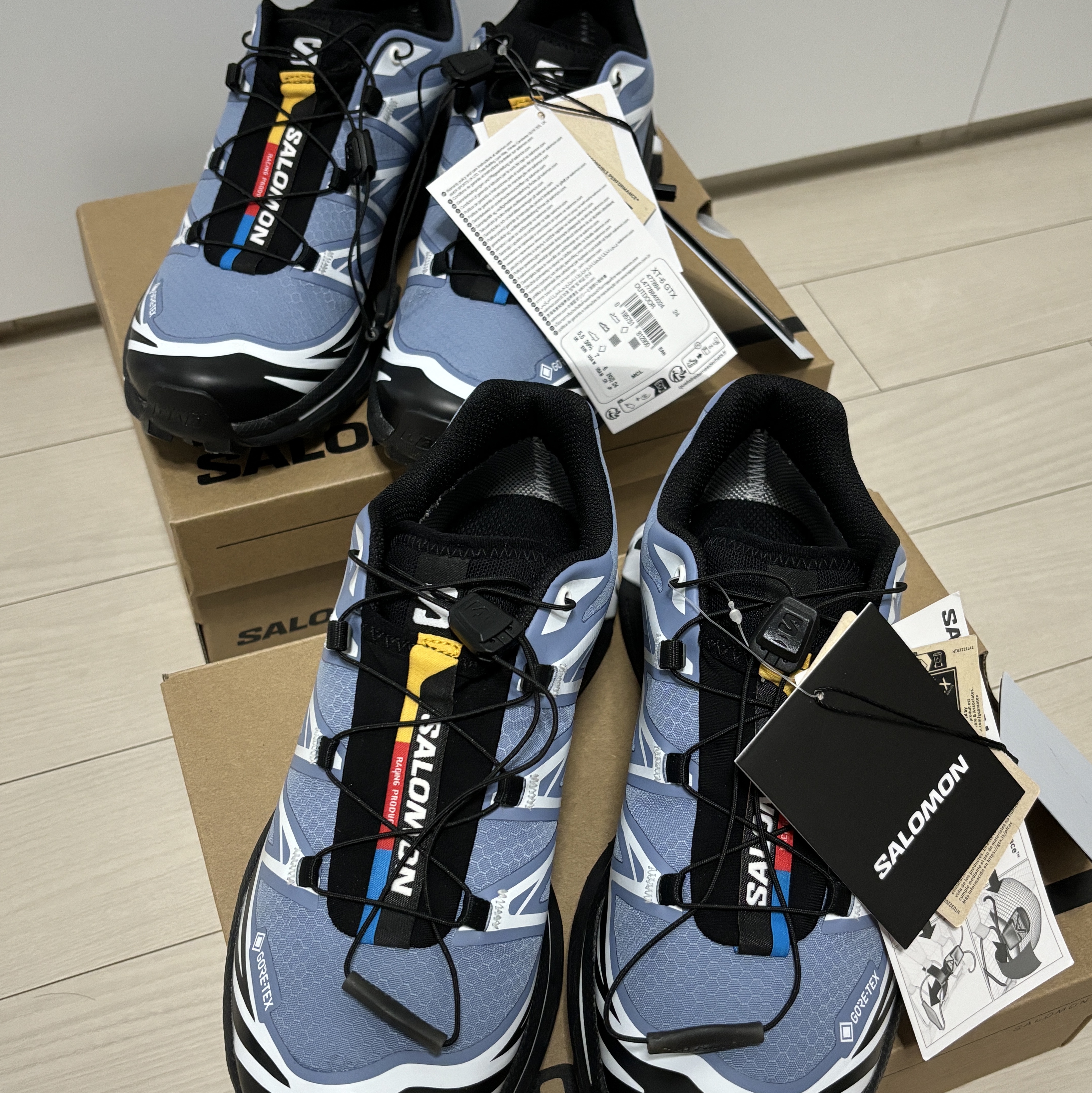 Salomon XT-6 GTX Black Infinity 착용 스타일 - 2