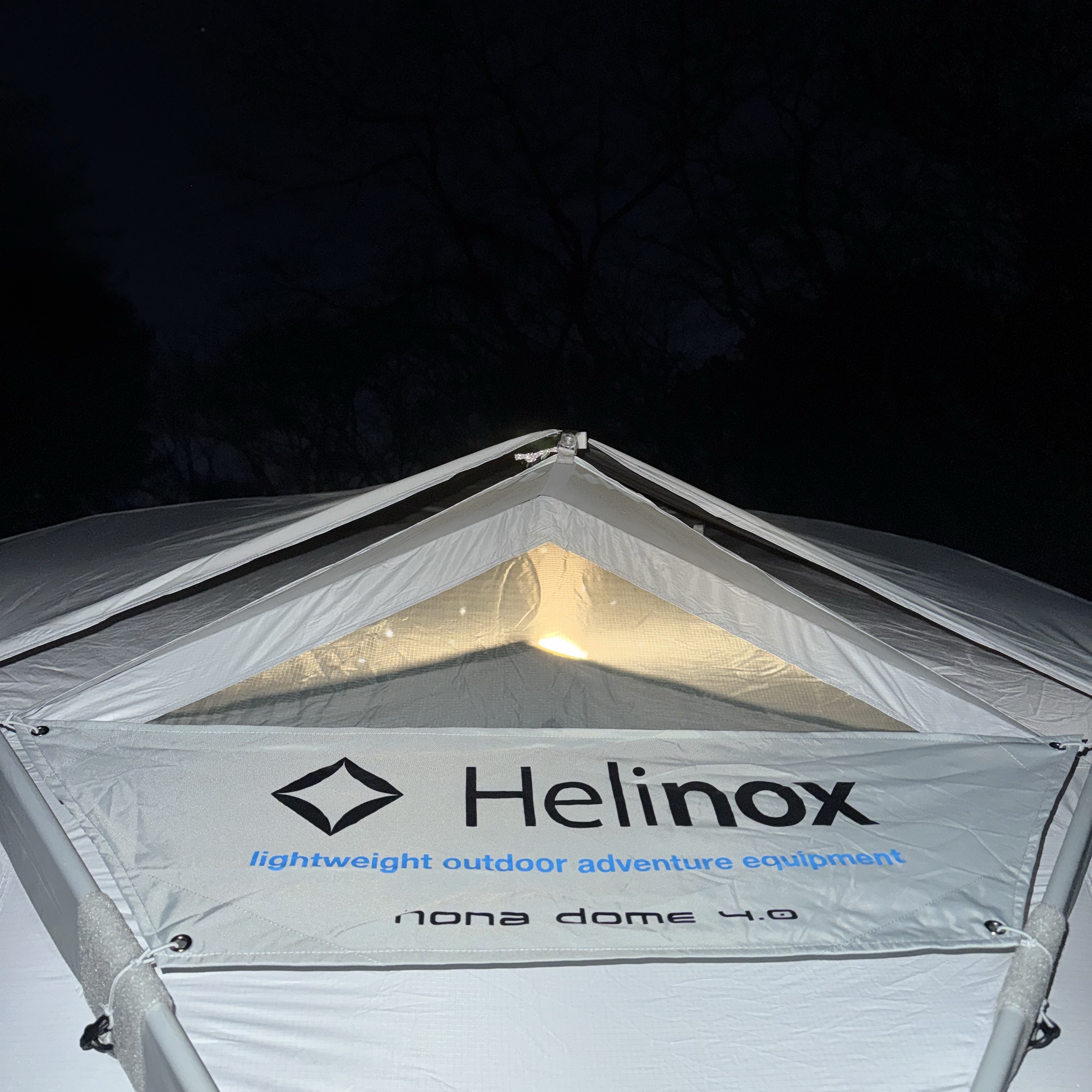 Helinox Nona Dome 4.0 Raw White, Helinox Nona Dome 4.0 Roof Raw White 착용 스타일 - 2