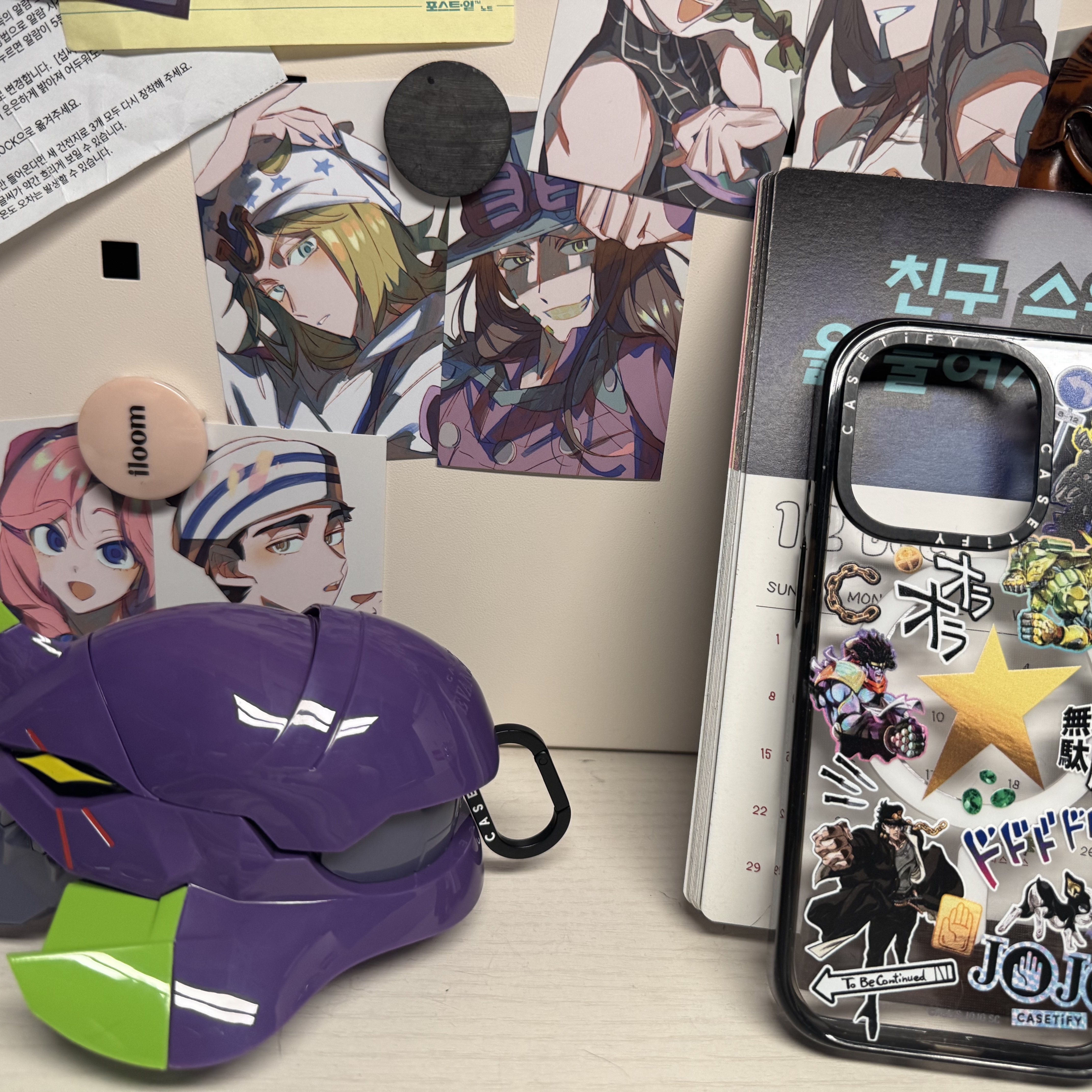 Casetify x Evangelion Test Type-01 Collectible AirPods Pro 2nd Gen Case 착용 스타일 - 3