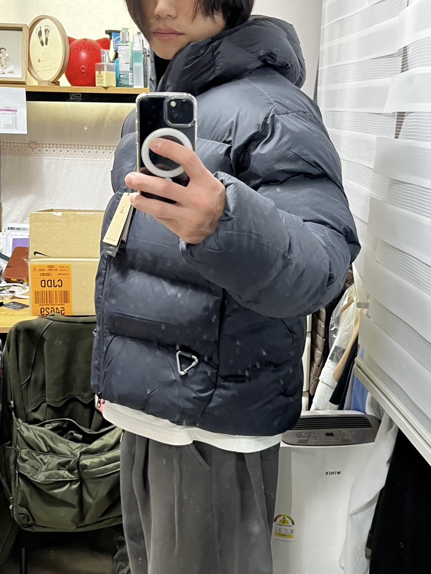 Nike ACG Therma-Fit ADV Lunar Lake Loose Hooded Jacket Black Summit White - Asia 착용 스타일 - 3