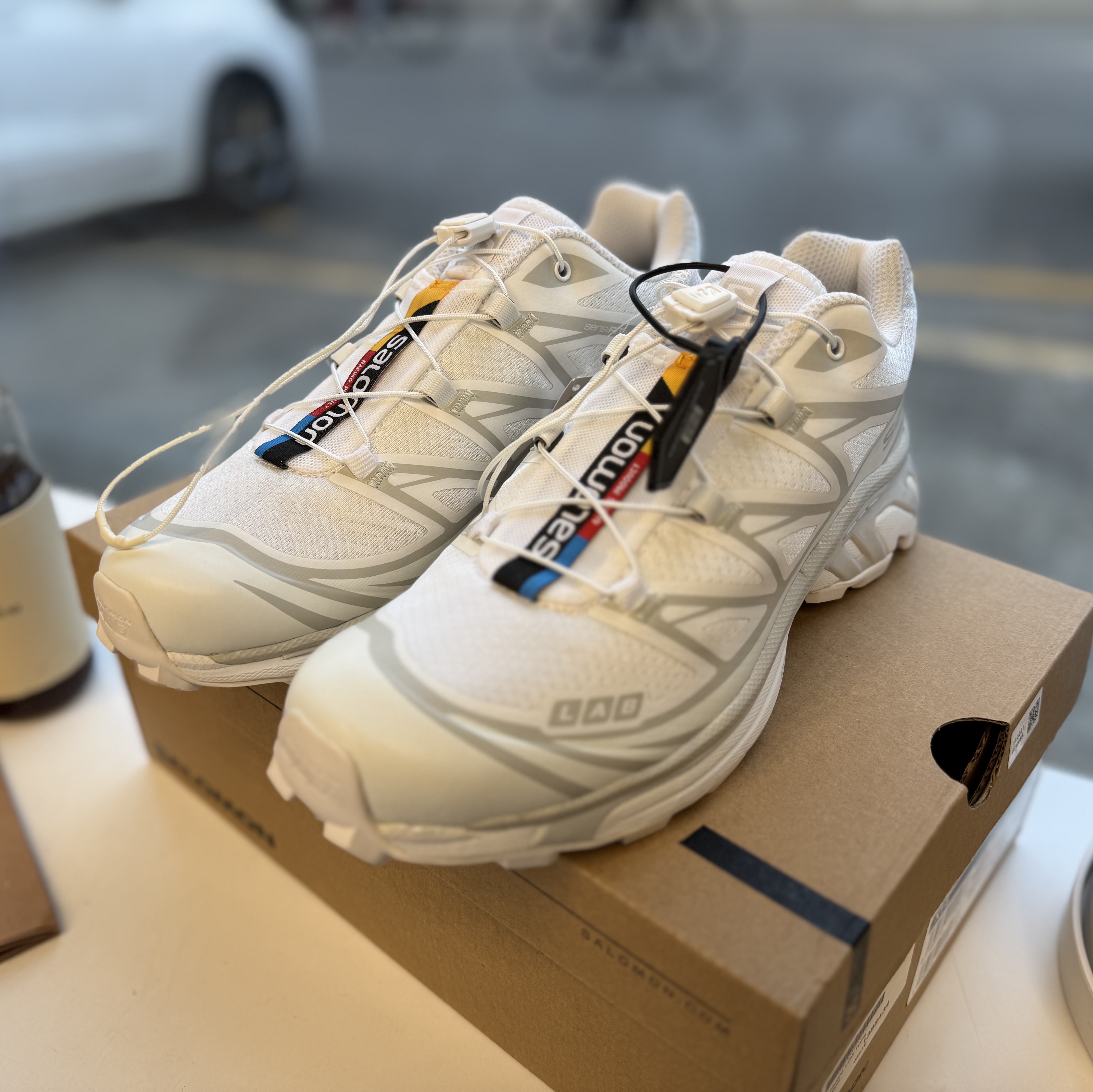 Salomon XT-6 ADV White 착용 스타일 - 1