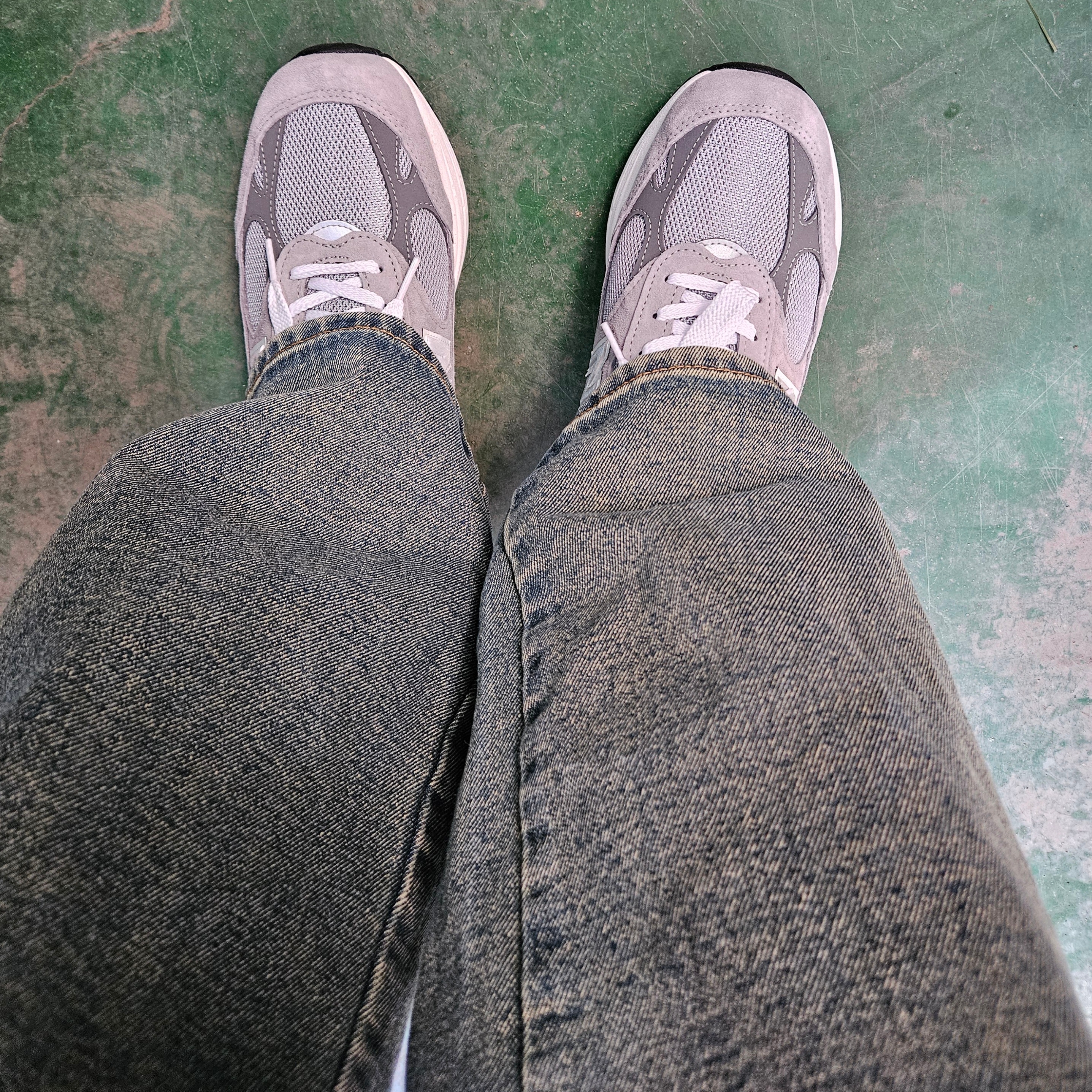 New Balance 993 Made in USA Grey - D Standard 착용 스타일