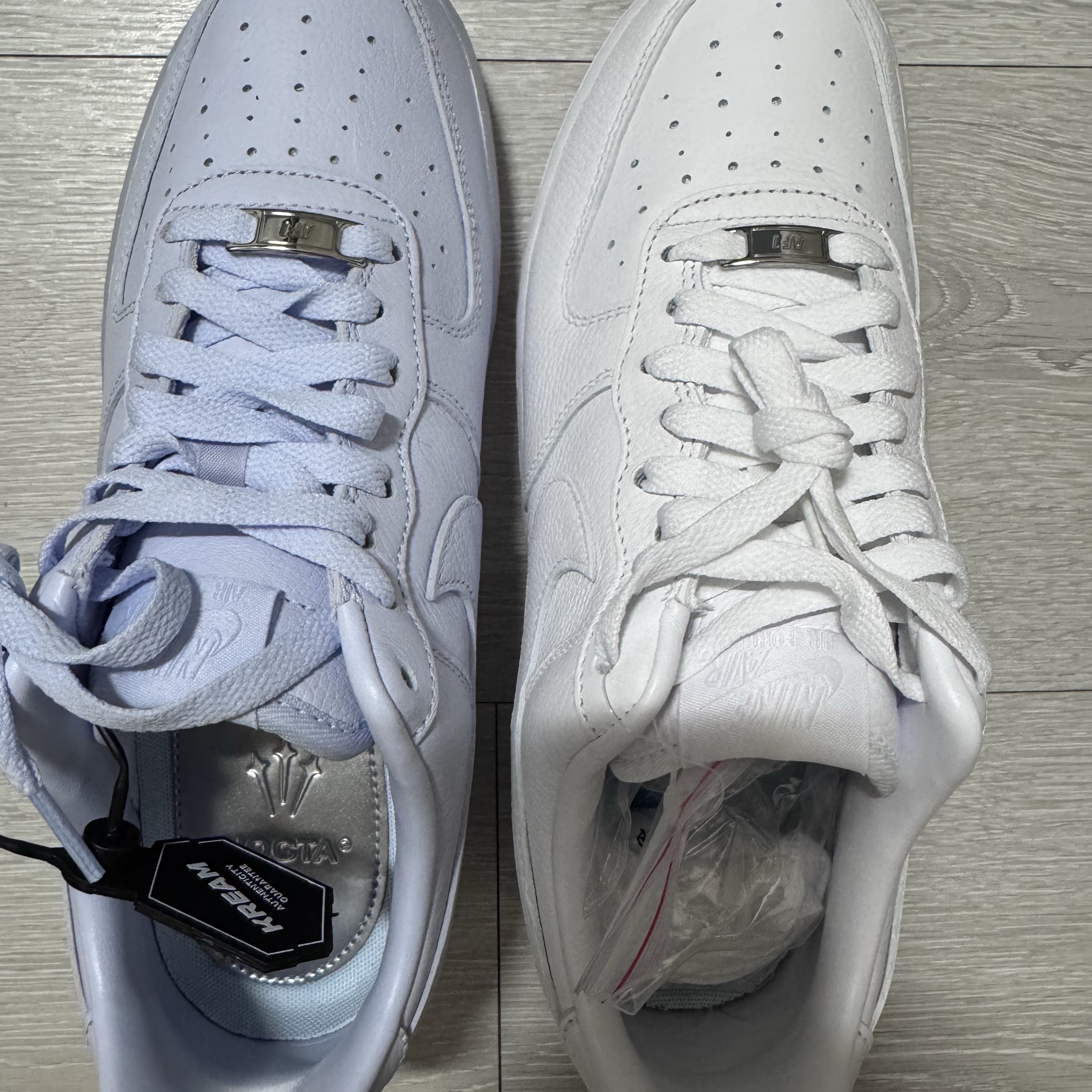 Nike x Drake Nocta Air Force 1 Low SP Certified Lover Boy Palest Purple Cobalt Tint 착용 스타일 - 2