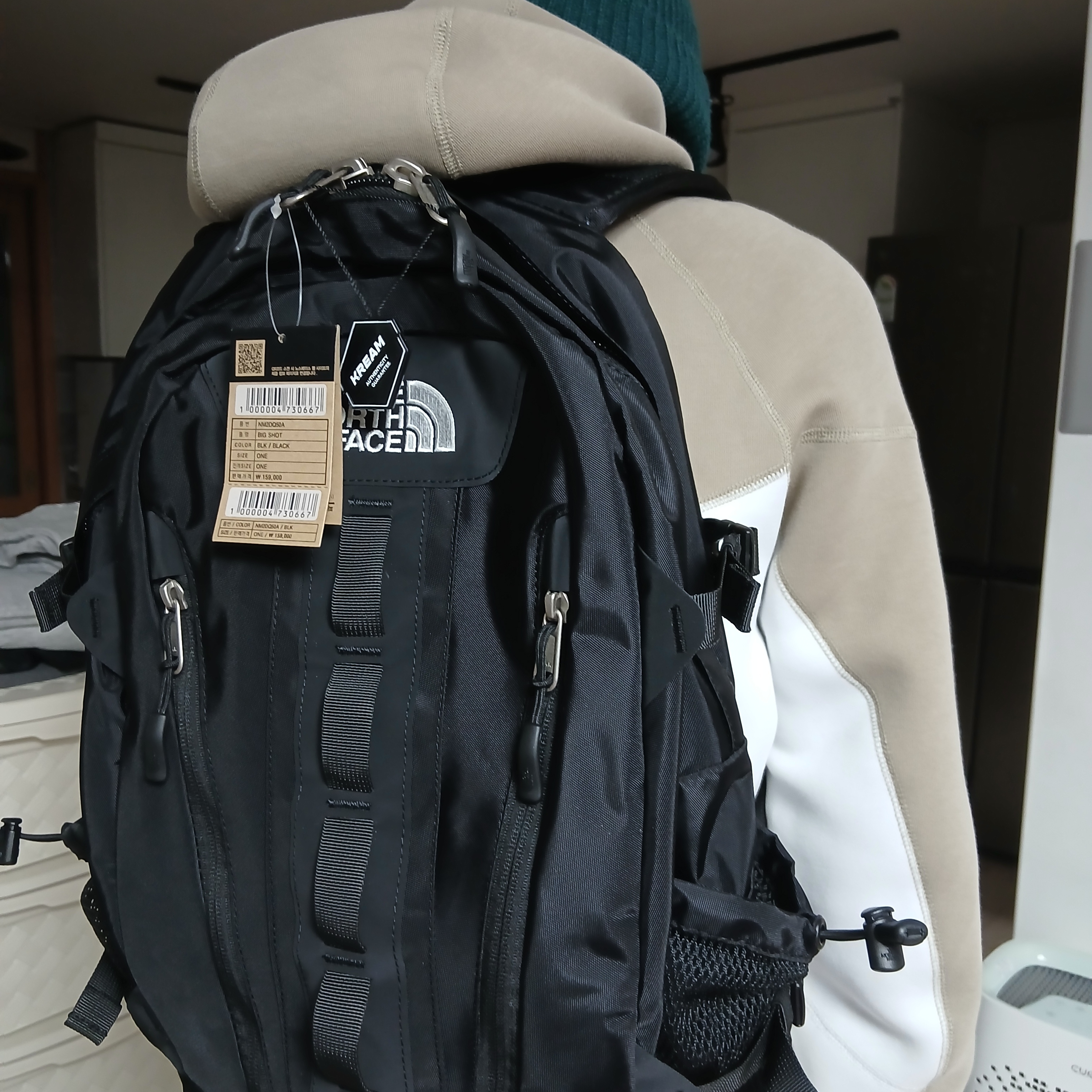 The North Face Big Shot Black 착용 스타일 - 3
