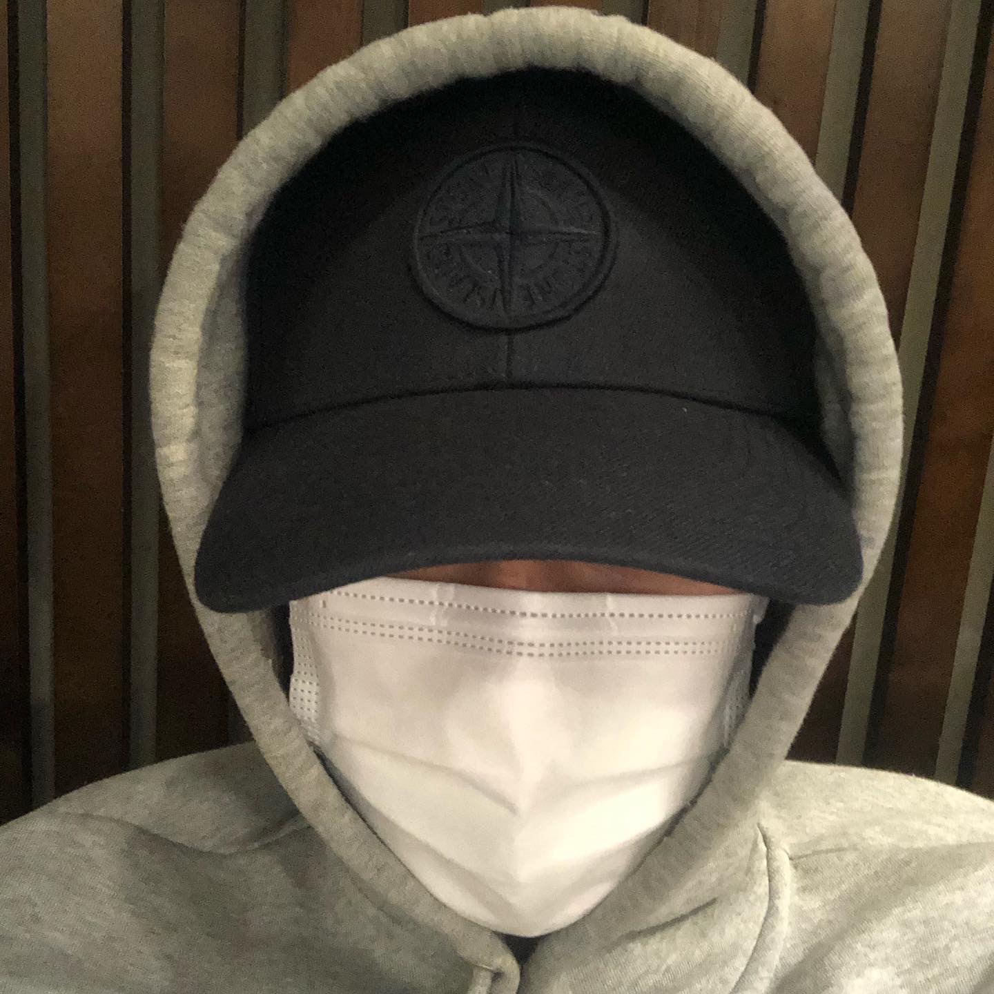 Stone Island 99675 6-Panel Cap Navy Blue - 22FW 착용 스타일