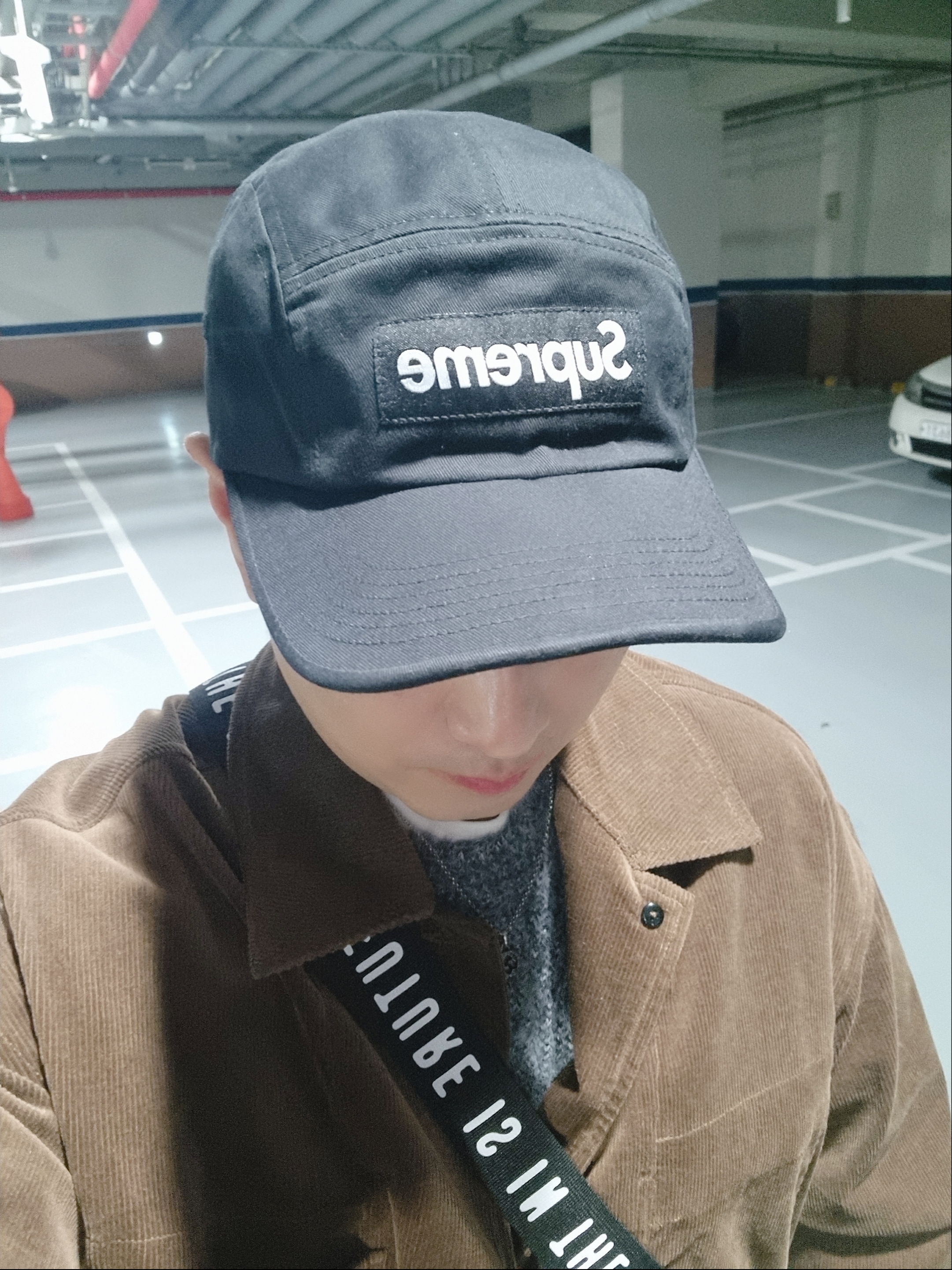 Supreme Washed Chino Twill Camp Cap Black, Gucci Interlocking G Pendant Necklace Silver 착용 스타일 - 1