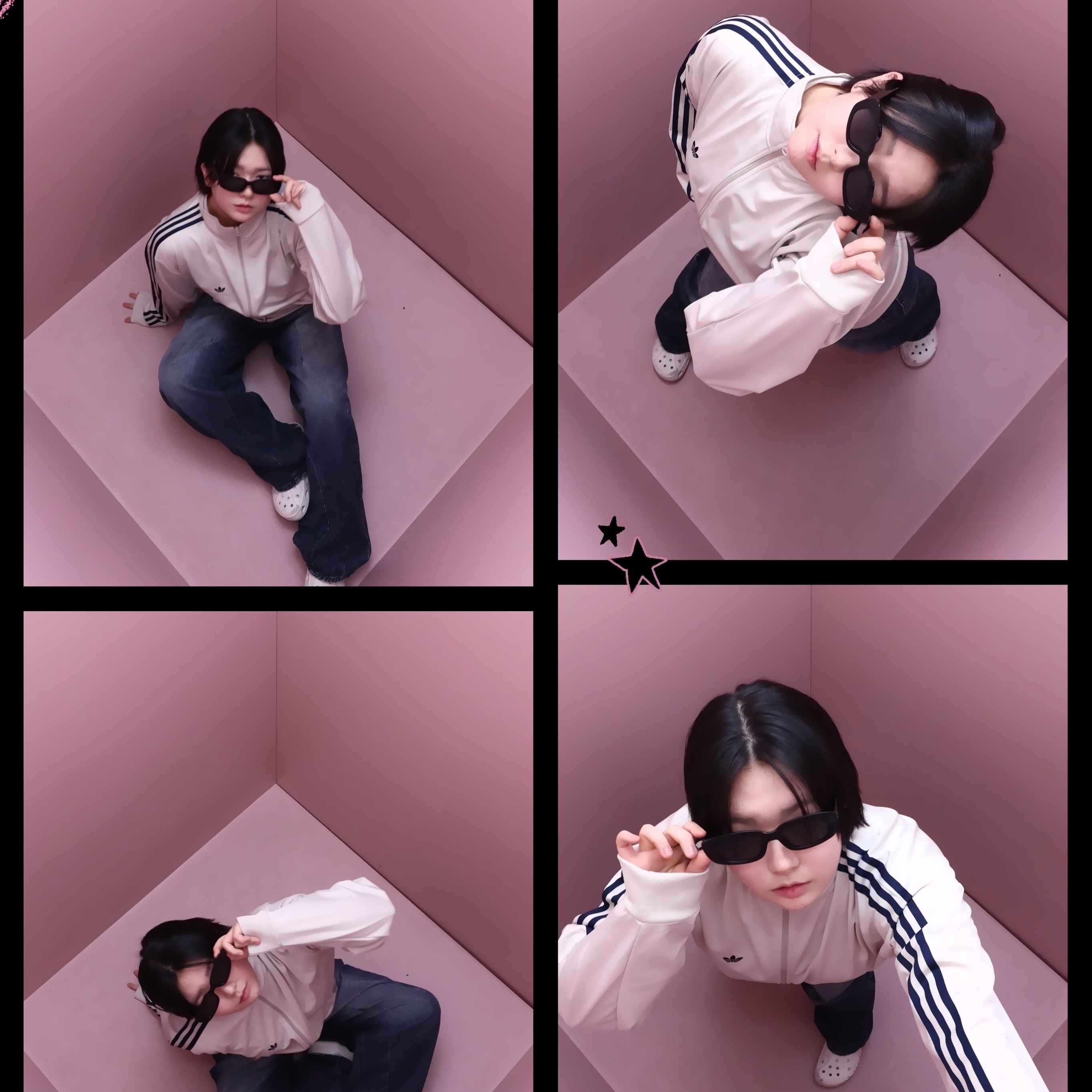 Adidas Originals Beckenbauer Track Top Bliss - KR Sizing 착용 스타일 - 1