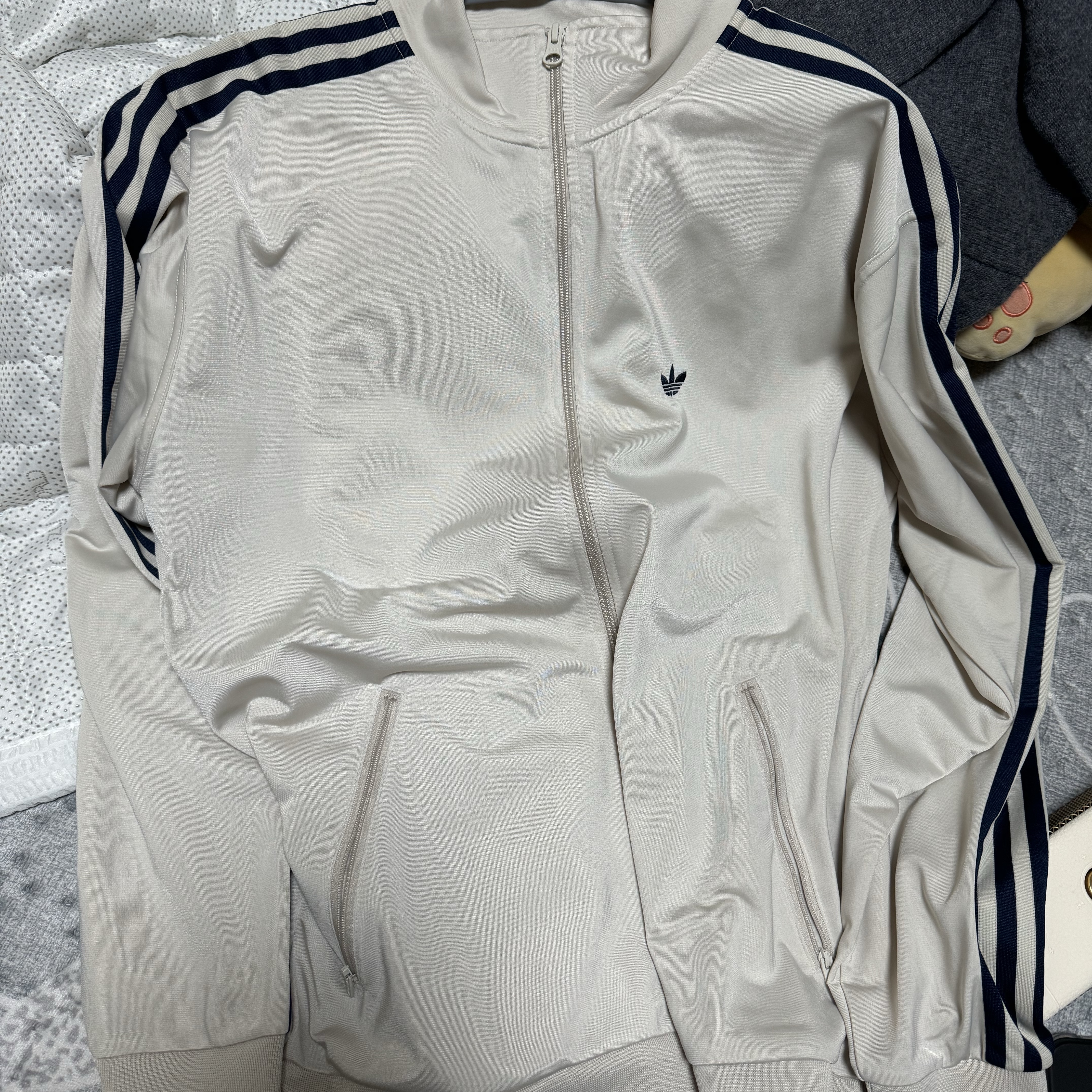 Adidas Originals Beckenbauer Track Top Bliss - KR Sizing 착용 스타일