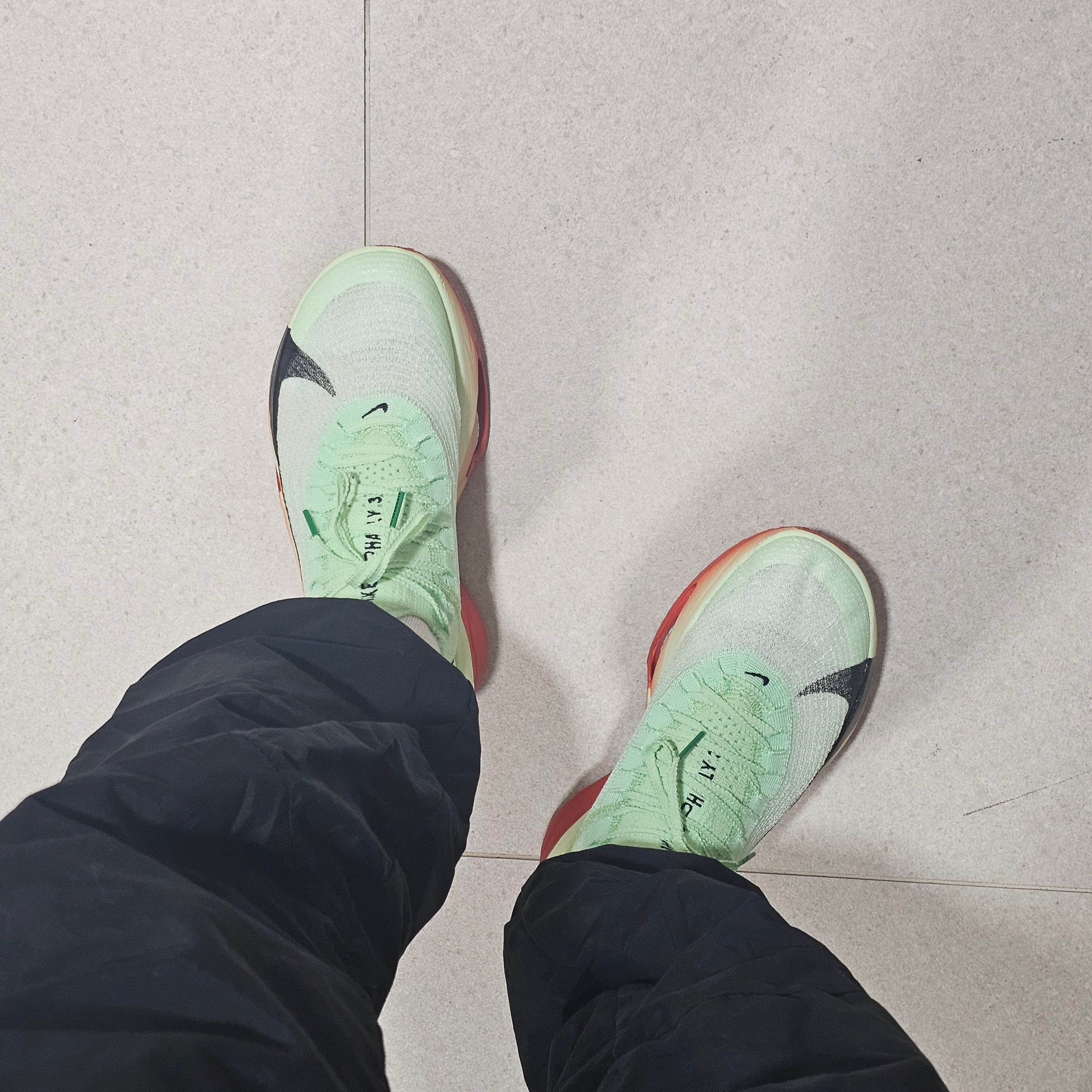 Nike Air Zoom Alphafly Next% 3 Eliud Kipchoge 착용 스타일