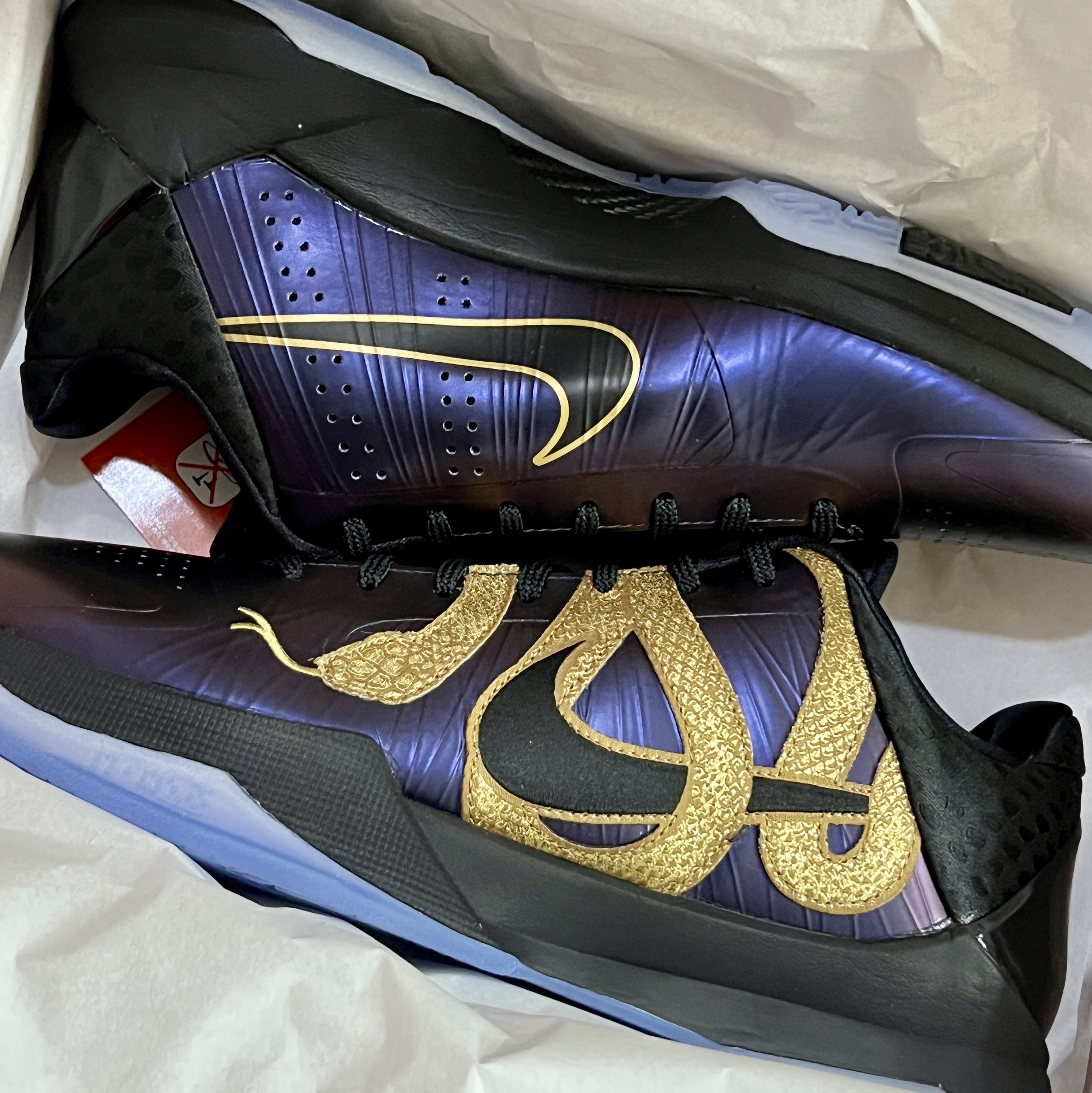Nike Kobe 5 Protro Year of the Mamba Eggplant 착용 스타일 - 2