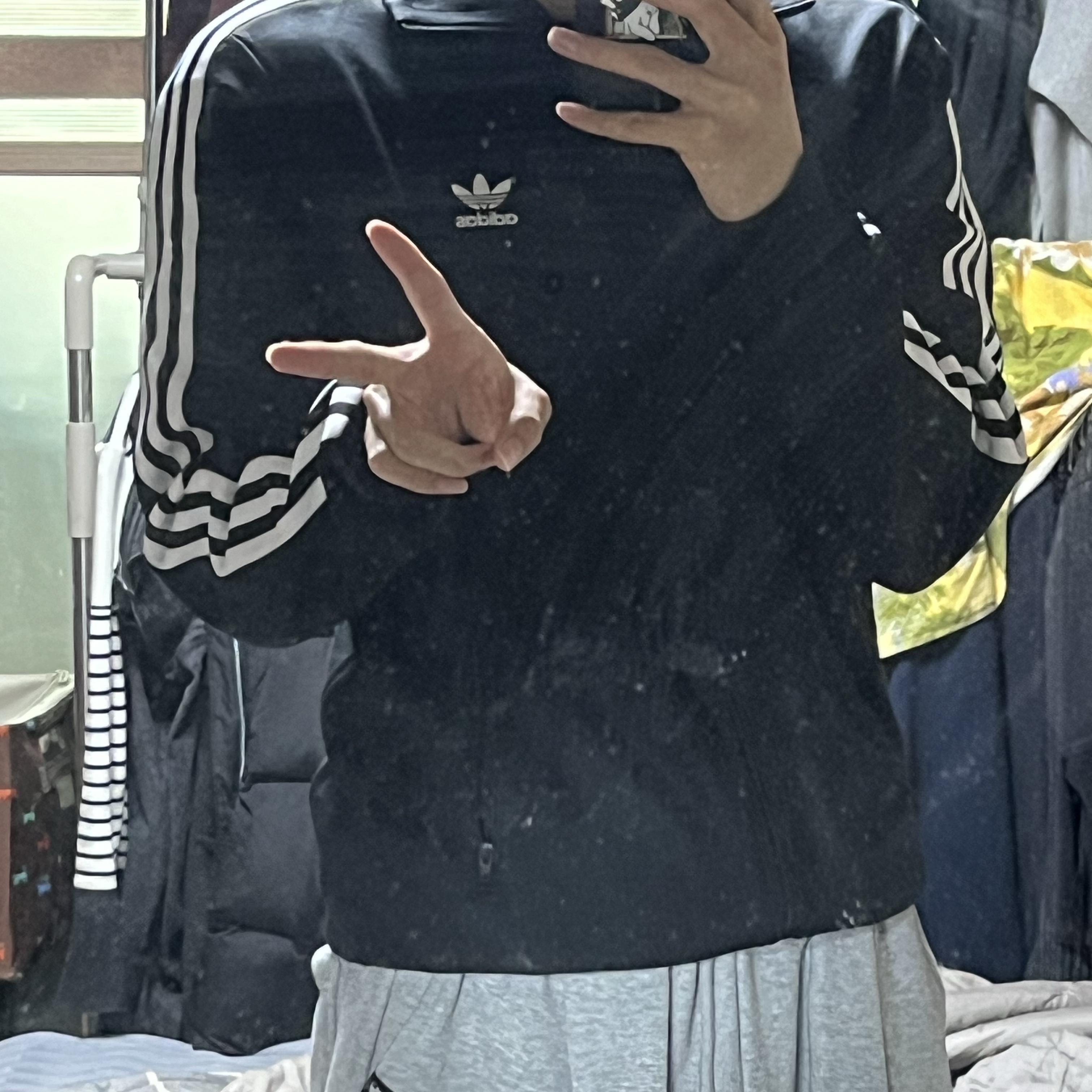 Adidas Adicolor Classic Beckenbauer Track Top Black - KR Sizing 착용 스타일