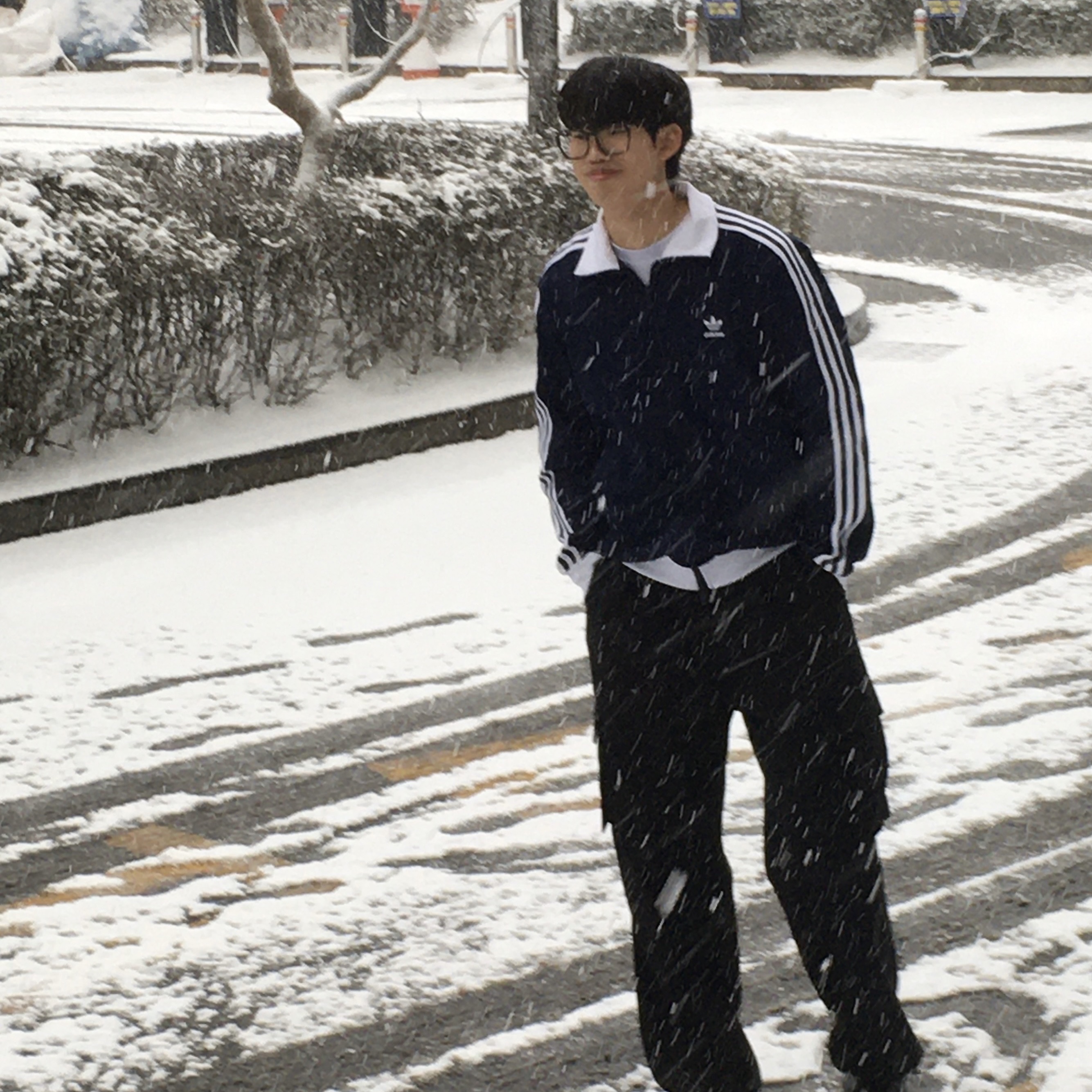 Adidas Adicolor Classic Beckenbauer Track Top Night Indigo - KR Sizing 착용 스타일 - 2