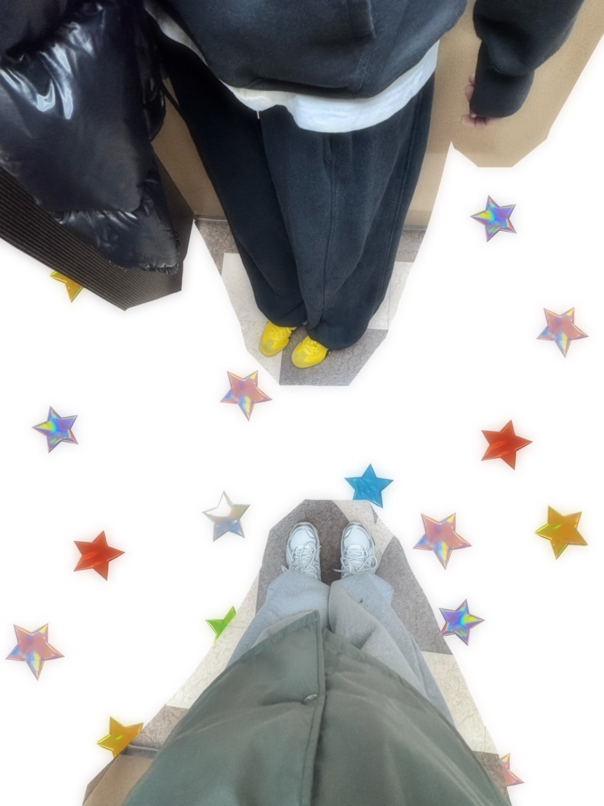 Onitsuka Tiger Mexico 66 Yellow Black, Asics Gel-Quantum Kinetic White Light Dust 착용 스타일