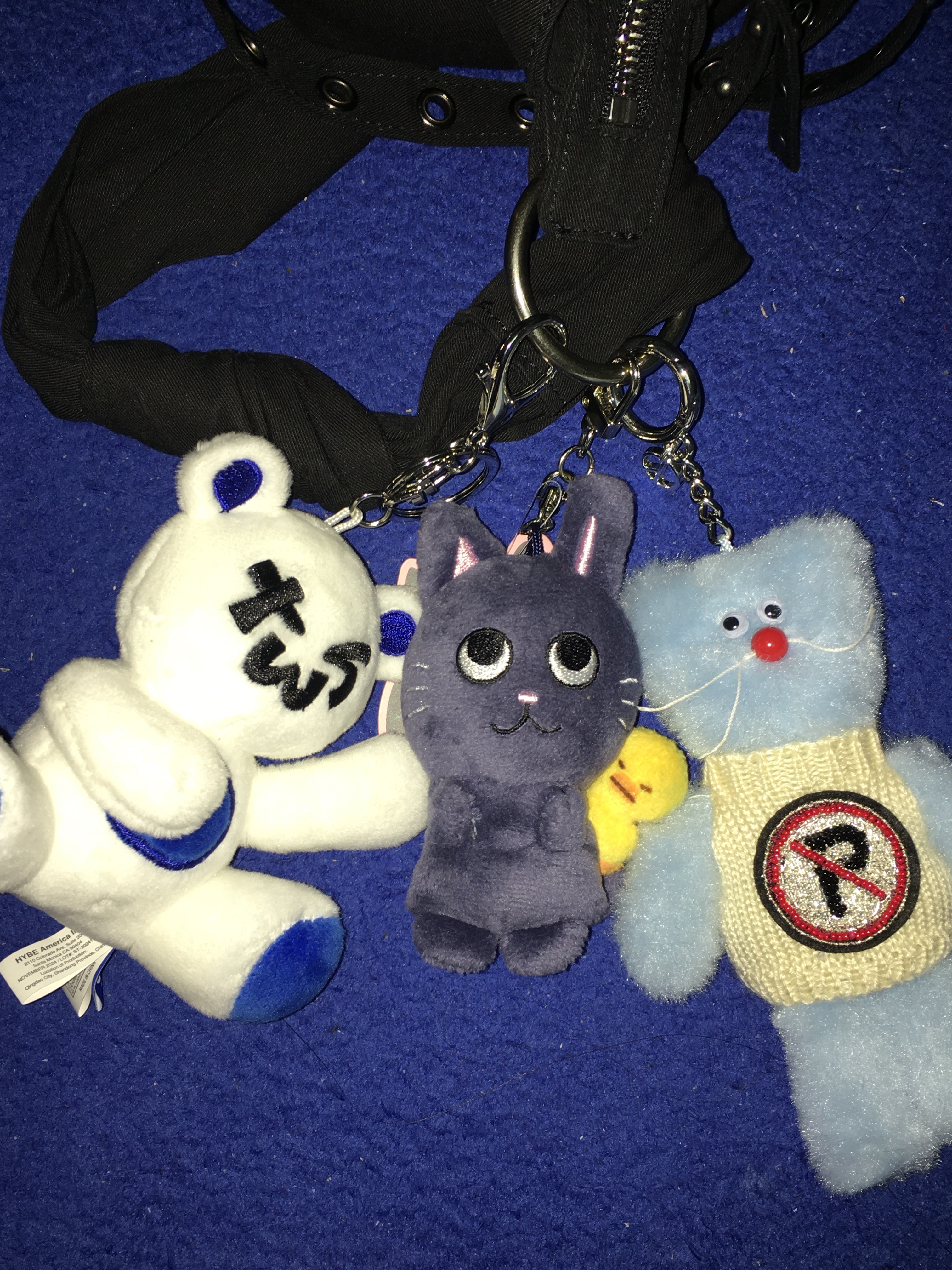 Monamhee x Peaceminusone Syhee Plush Keyring, Riize Valentines Dayze 10cm Doll Keyring Wonbin 착용 스타일