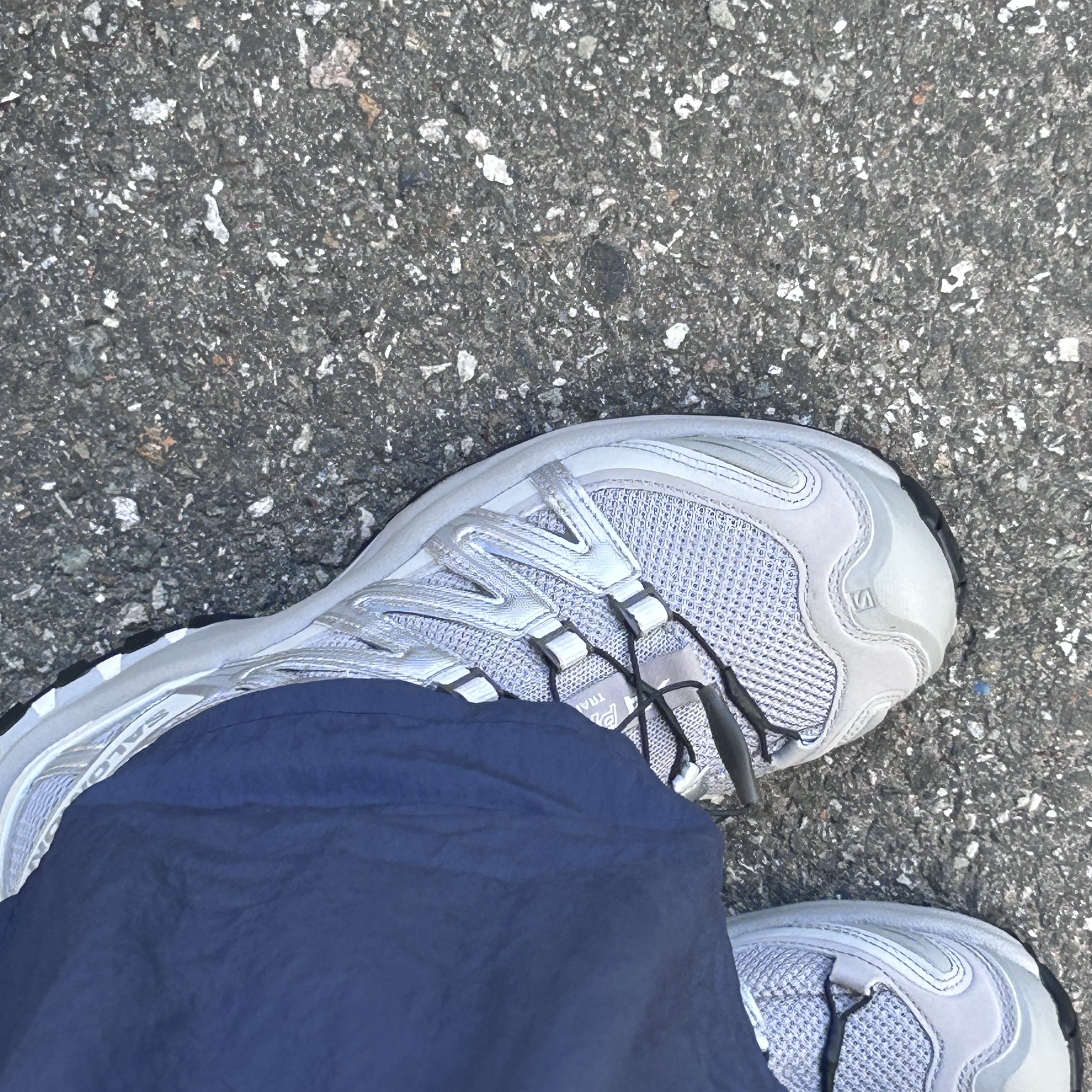 Salomon XA Pro 3D Alloy Silver 착용 스타일